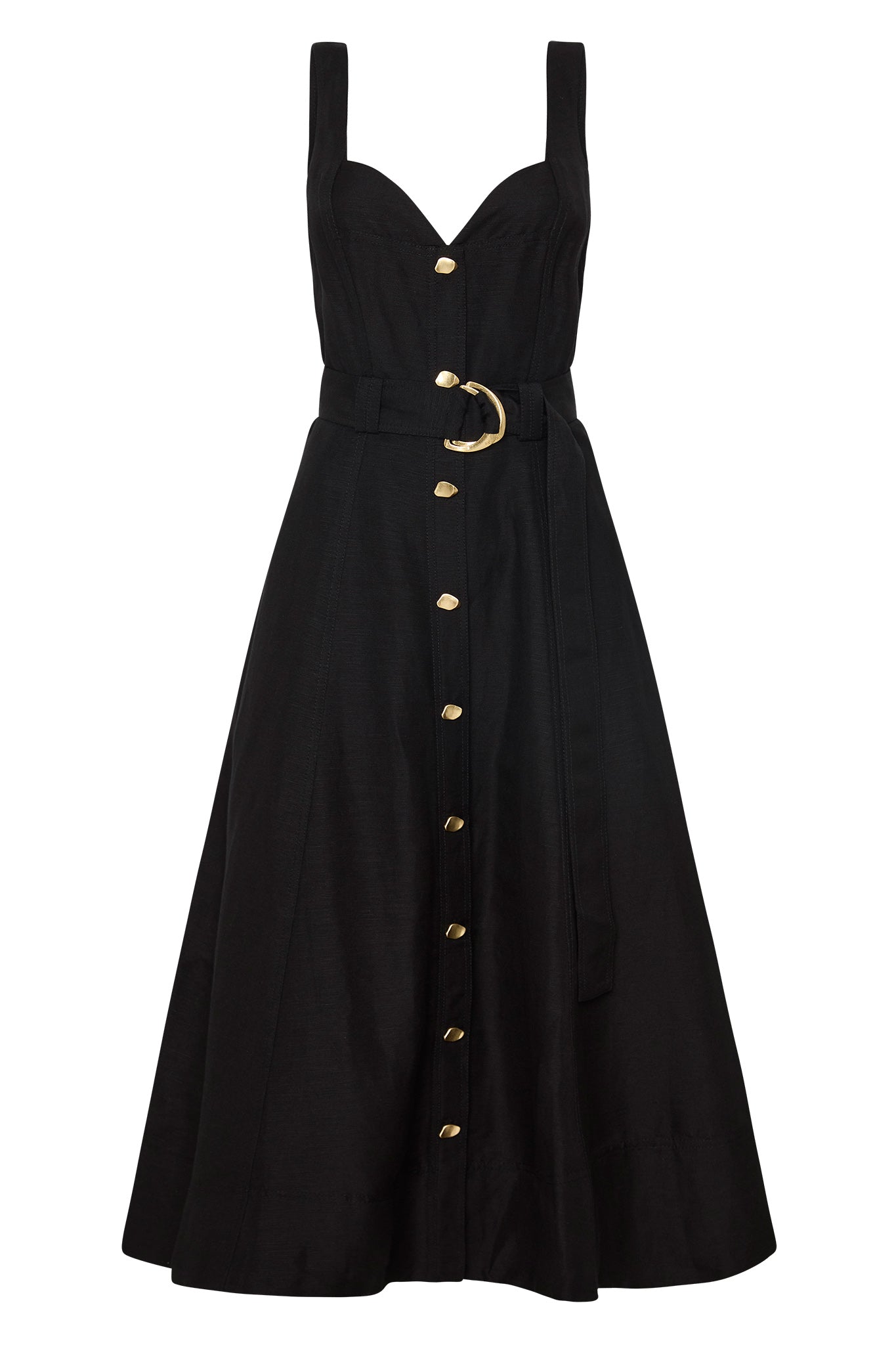 Clay Belted Midi Dress | Black | Aje – Aje AU