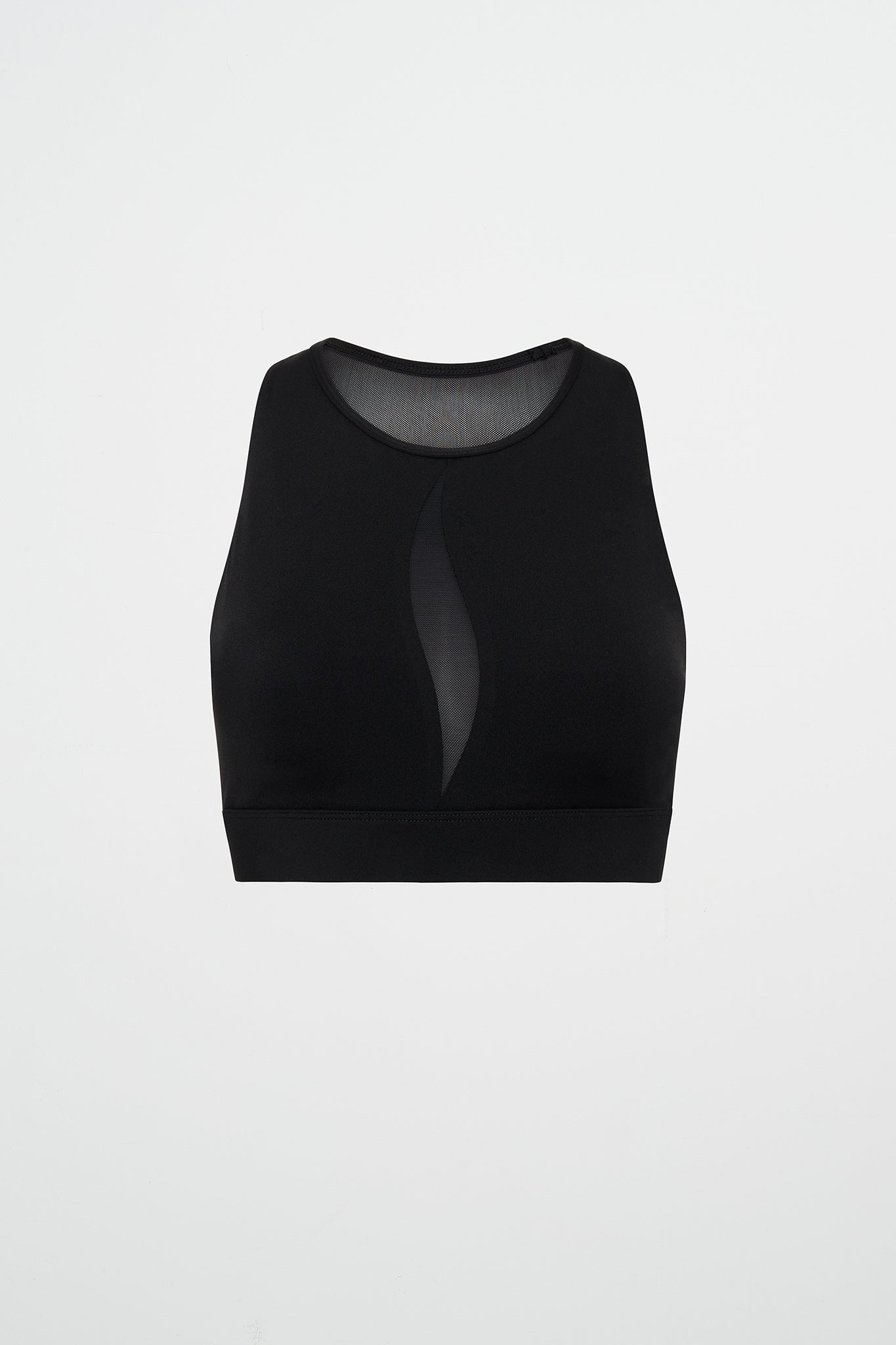 370 Bra Spliced Mesh Sports Bra 370 | BLACK | AJE ATHLETICA – Aje AU