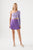 Deep Violet. Purple.  A- line mini skirt. Belmond mini skirt. Everyday wear. Aje. 