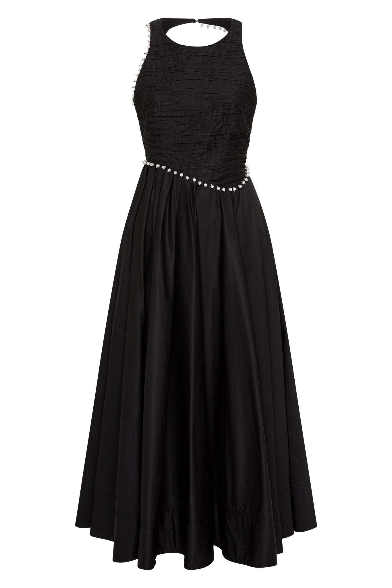 Florence Pearl Trim Midi Dress | Black | Aje – Aje AU