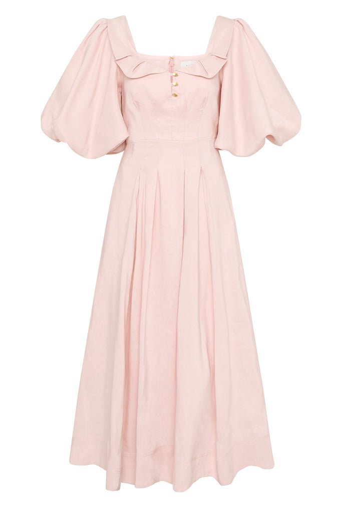 Jessica Frill Midi Dress | Blush Pink | Aje – Aje AU