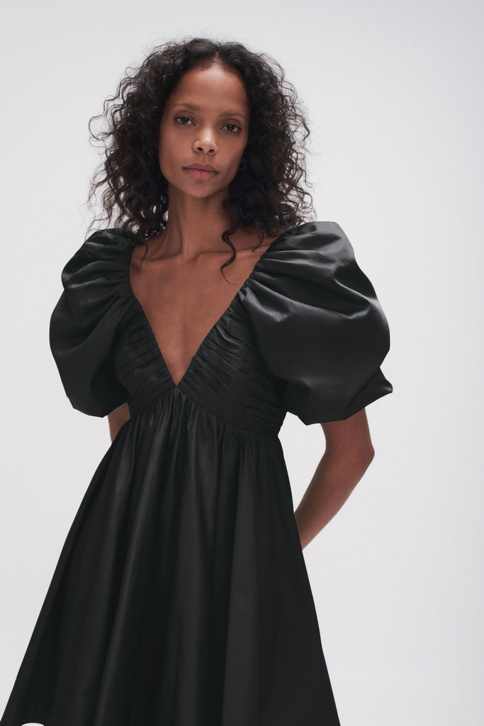 Gabrielle Plunge Mini Dress | Black | Aje – Aje AU