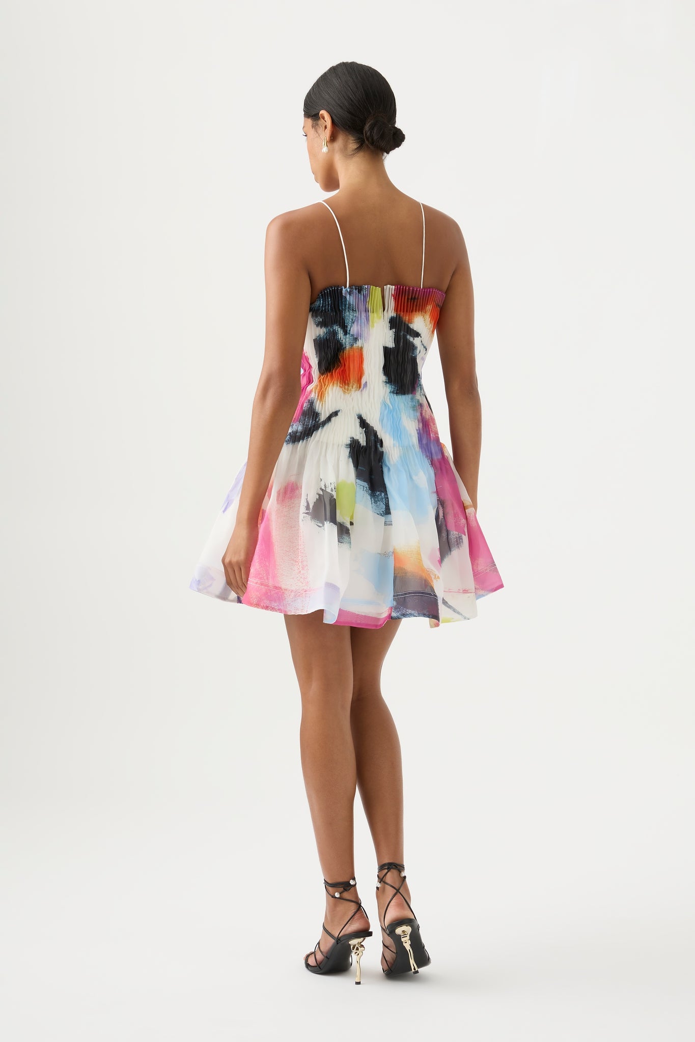celestial pleated mini dress Aje Celestial Pleated Mini Dress by Aje