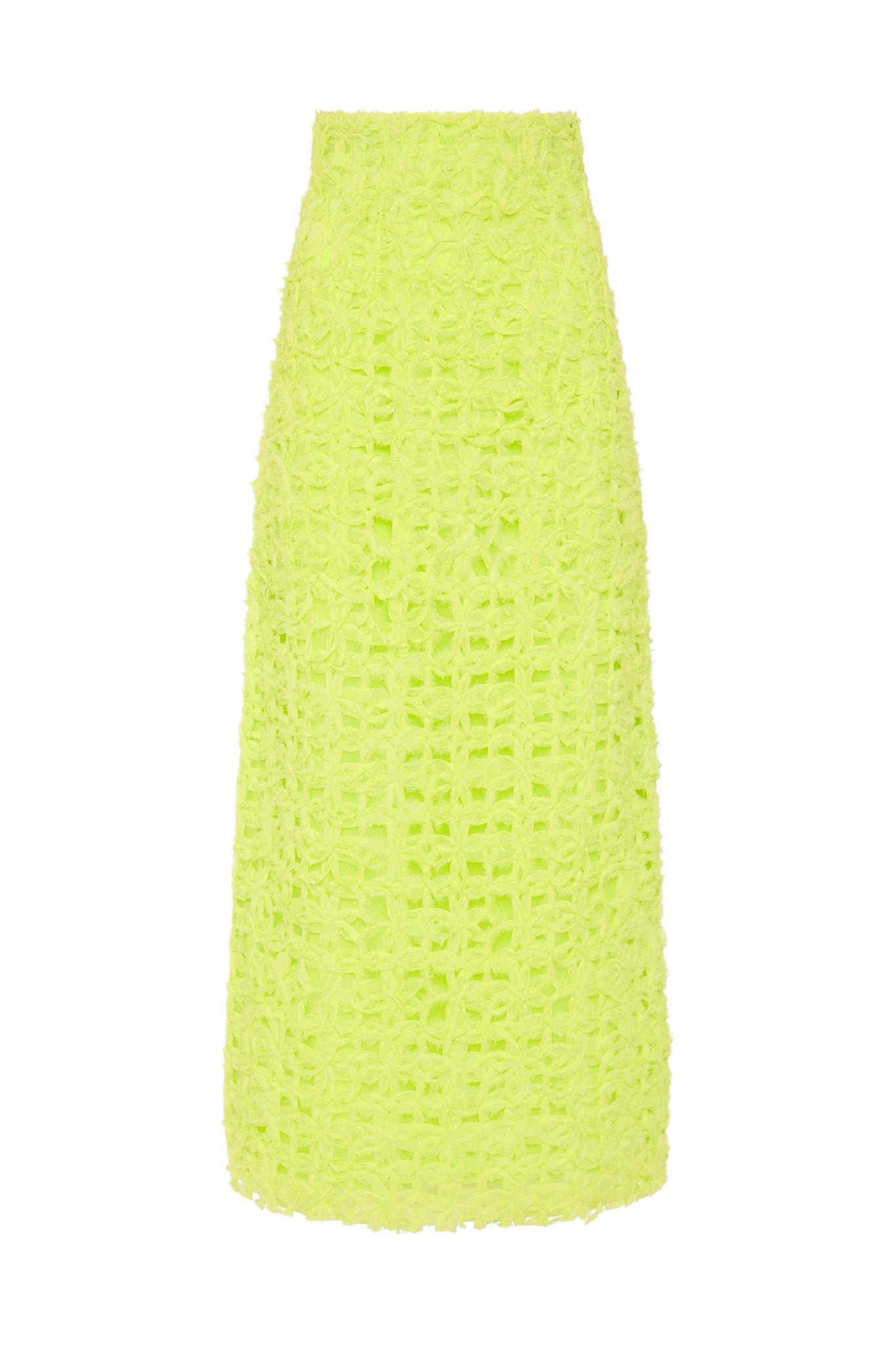 Quintette Textured Midi Skirt | Light Lime Green | Aje – Aje AU