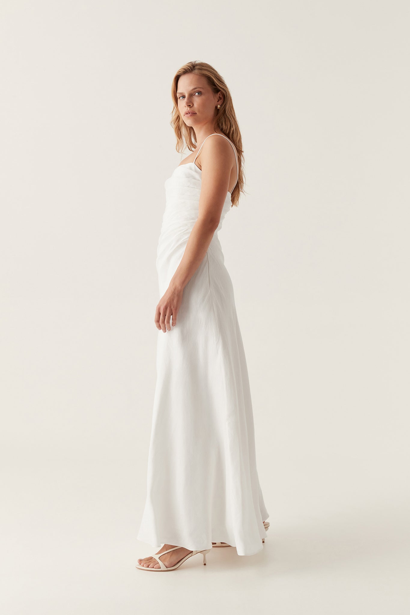 Clarice Draped Maxi Dress | Ivory | Aje – Aje AU