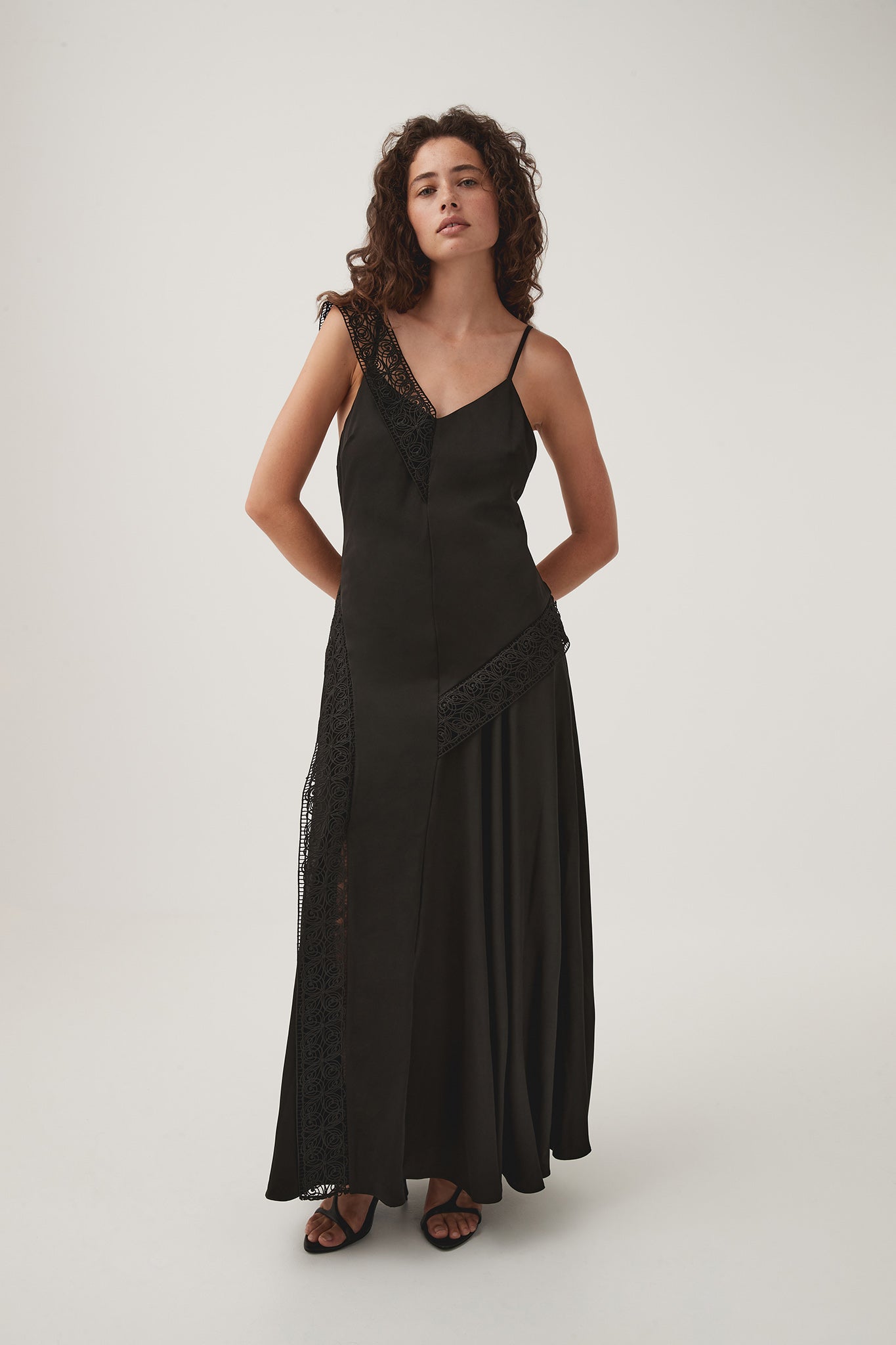 Spirit Lace Maxi Dress | Black | Aje Aje AU Spirit Lace Maxi Dress | Black | Aje Aje AU
