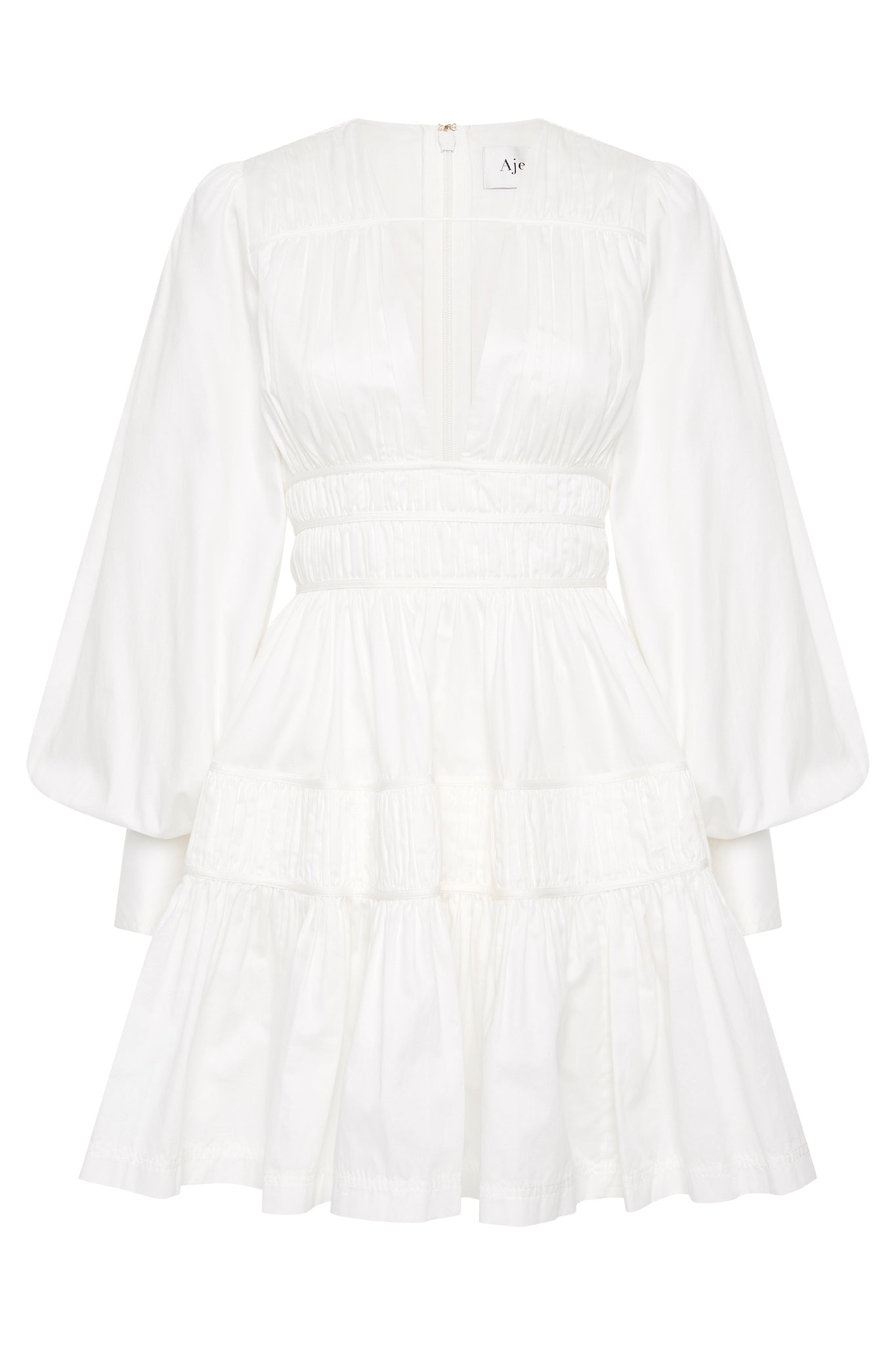 Fallingwater Ruched Mini Dress | Ivory | Aje – Aje AU