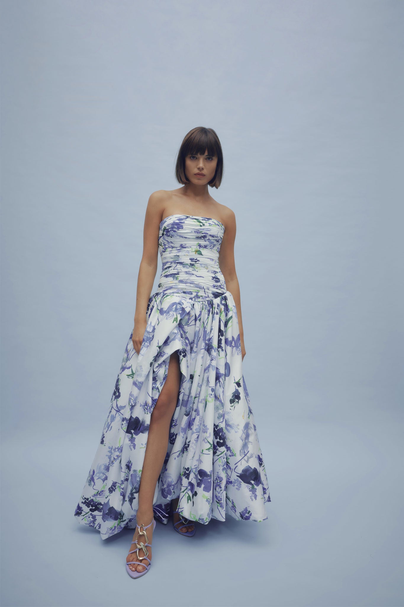 Violette Bubble Hem Maxi Dress