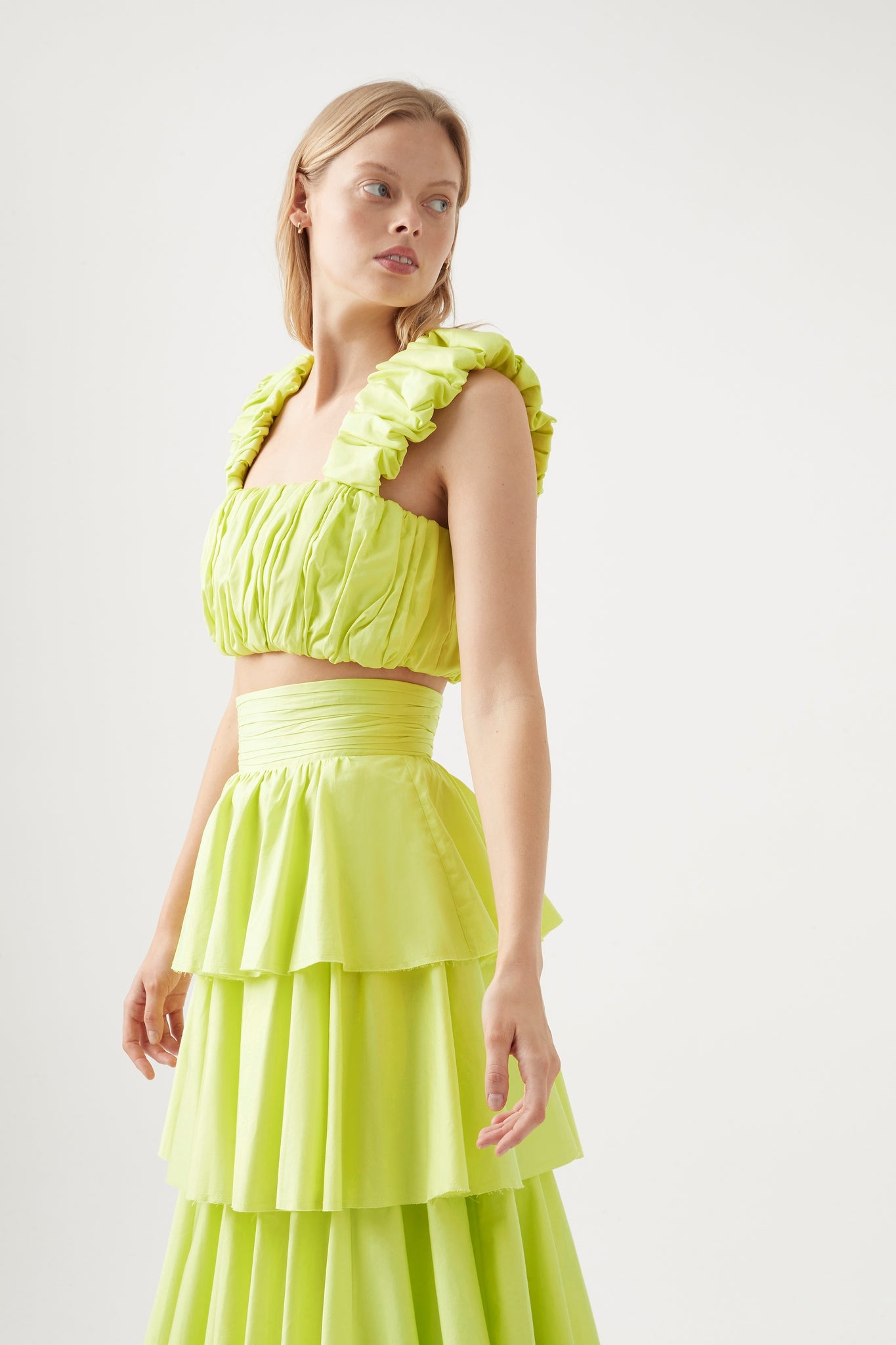 Medina Ruched Cropped Top