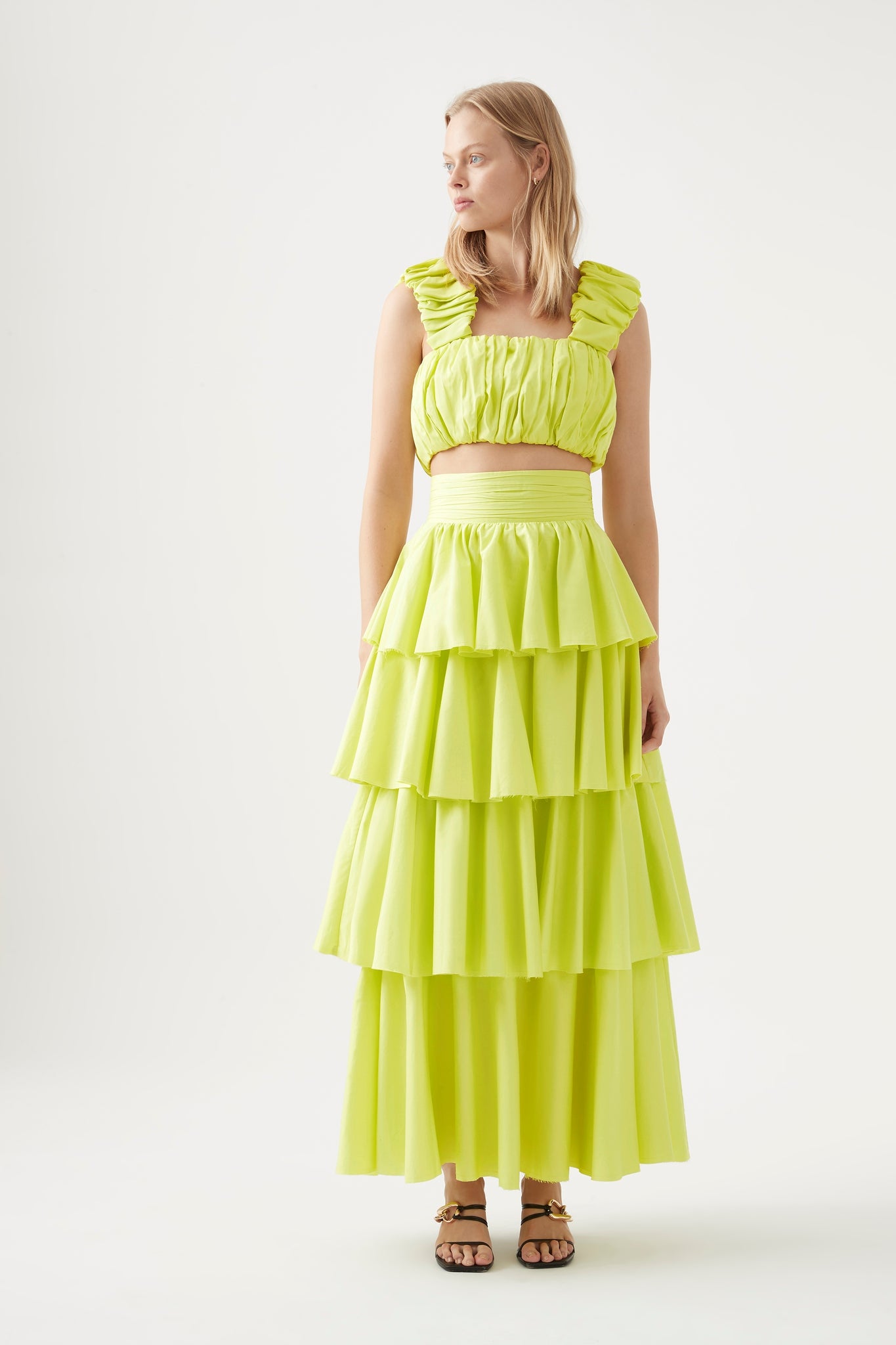 Medina Ruched Cropped Top