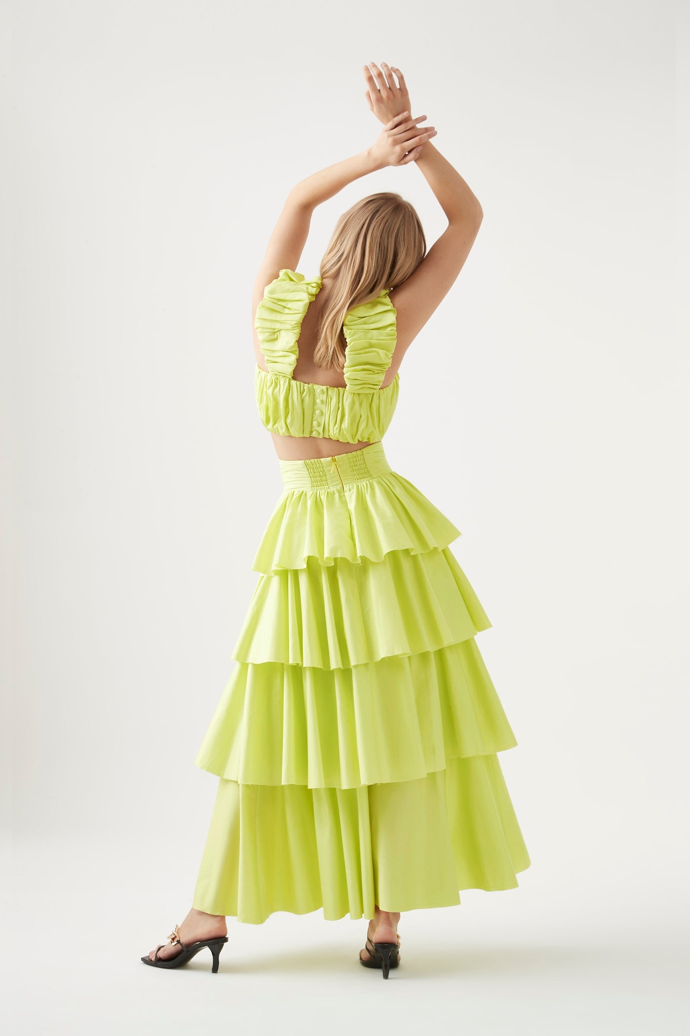 Medina Ruched Cropped Top
