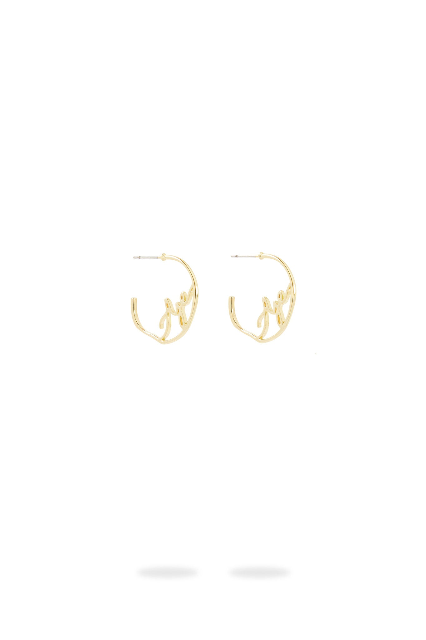 Aje Logo Hoop Earrings