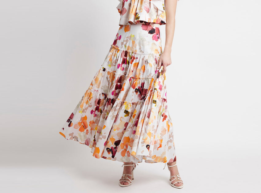Dassia Tiered Skirt