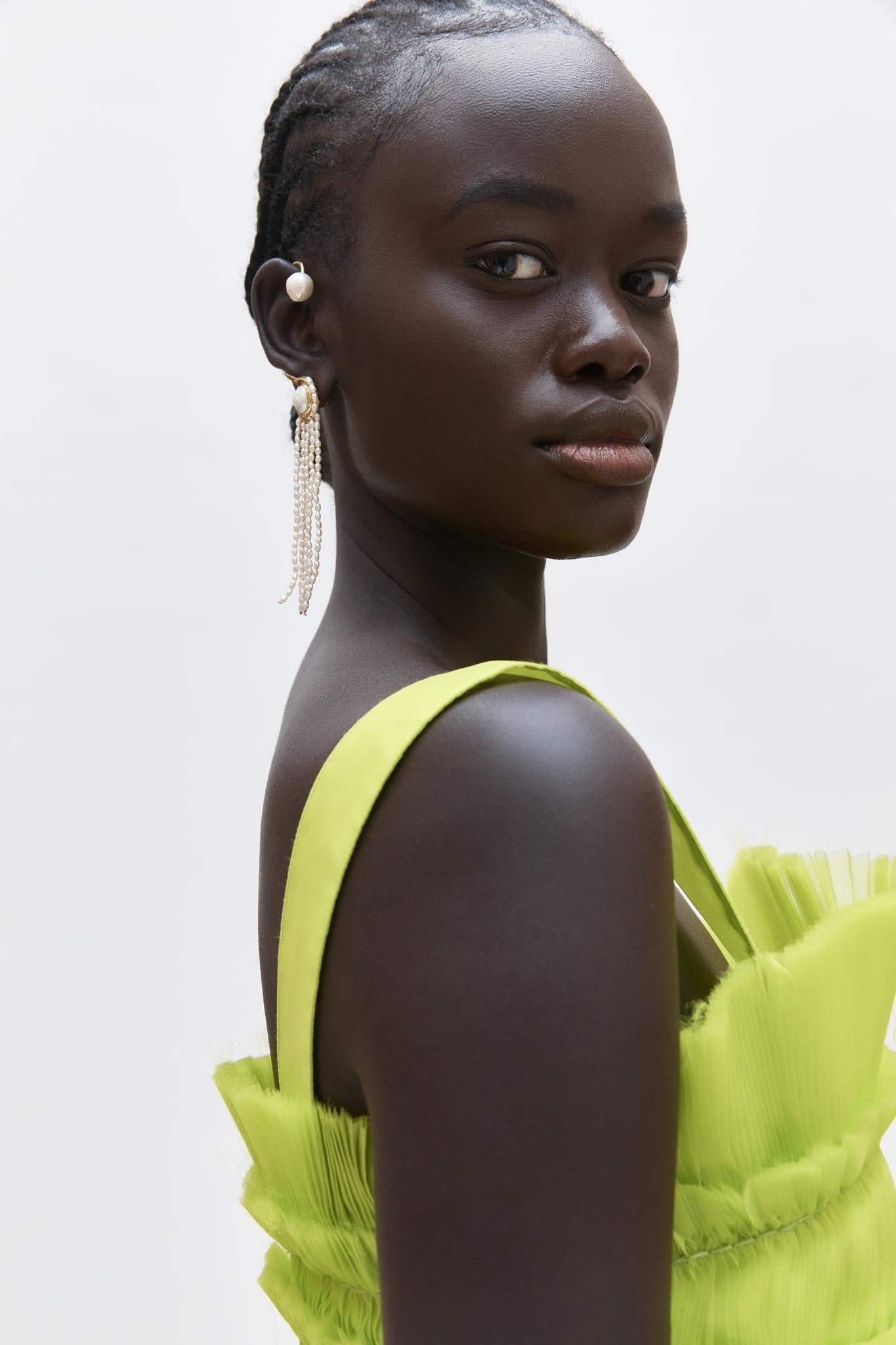Eau Asymmetric Drop Earring Cuff