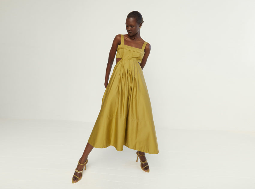 Frequency Cut Out Midi Dress