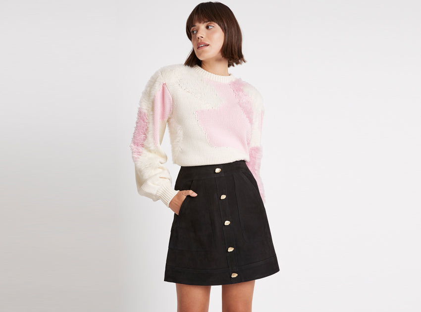 Ivy Leather Mini Skirt