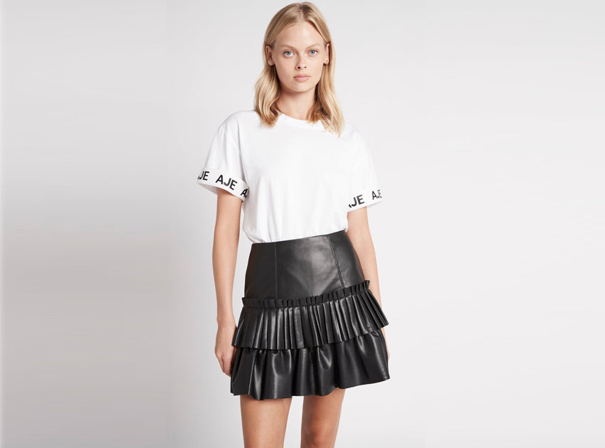 Kindred Tiered Mini Skirt