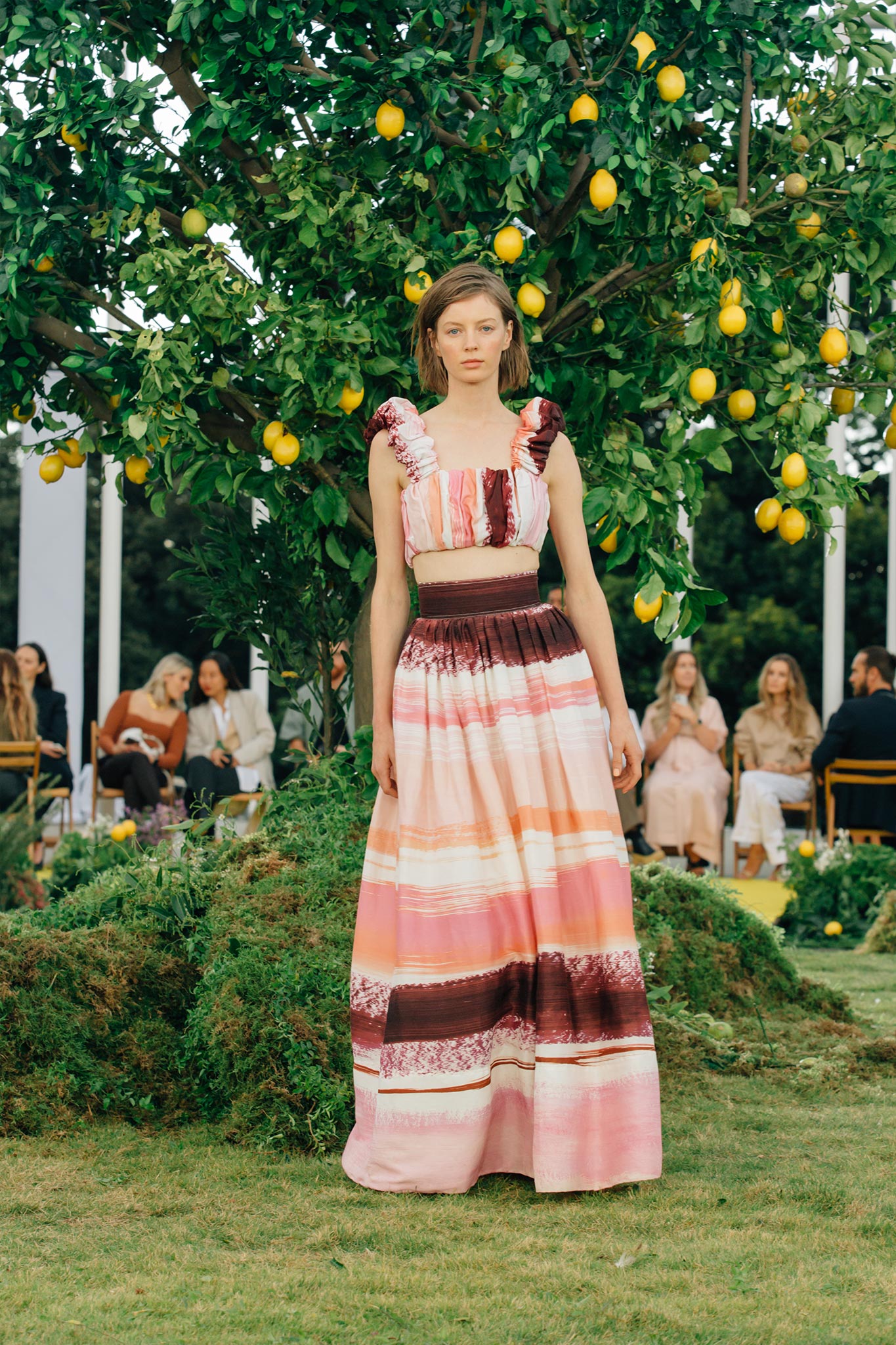 Kasbah Sunset Stripe Maxi Skirt