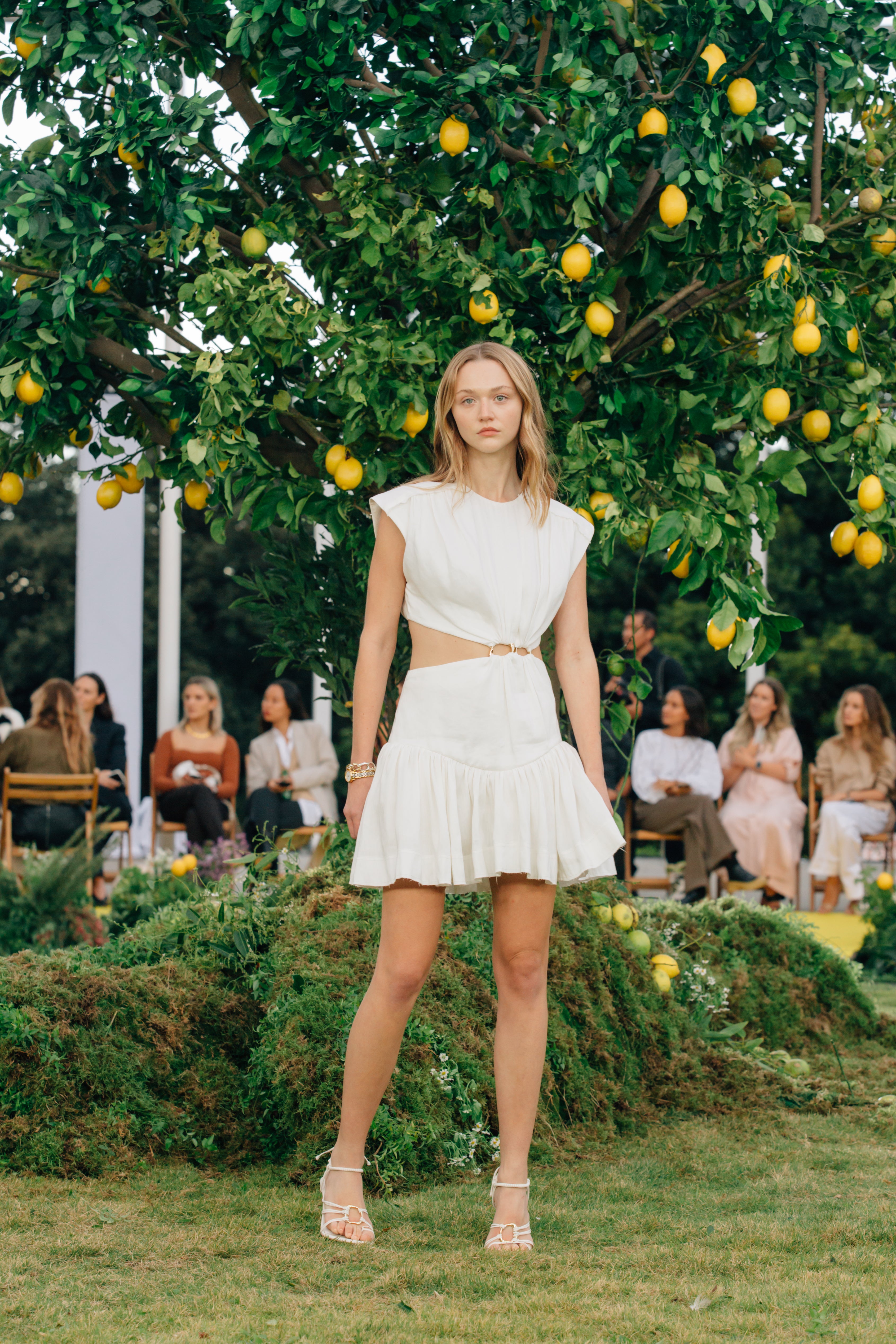 Solstice Cut Out Ring Mini Dress