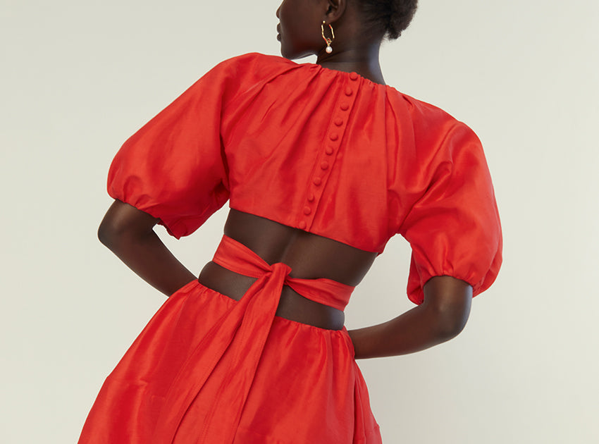 Mimosa Cutout Midi Dress