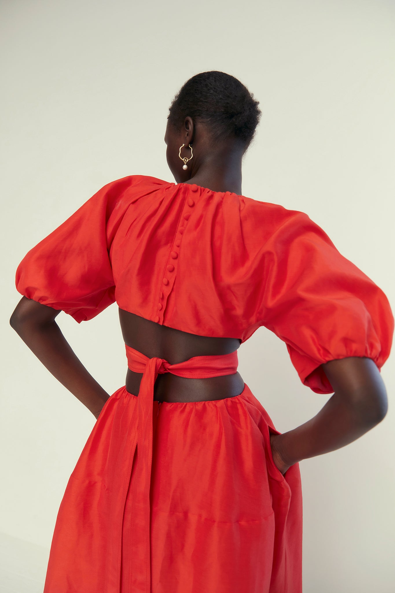 Mimosa Cutout Midi Dress