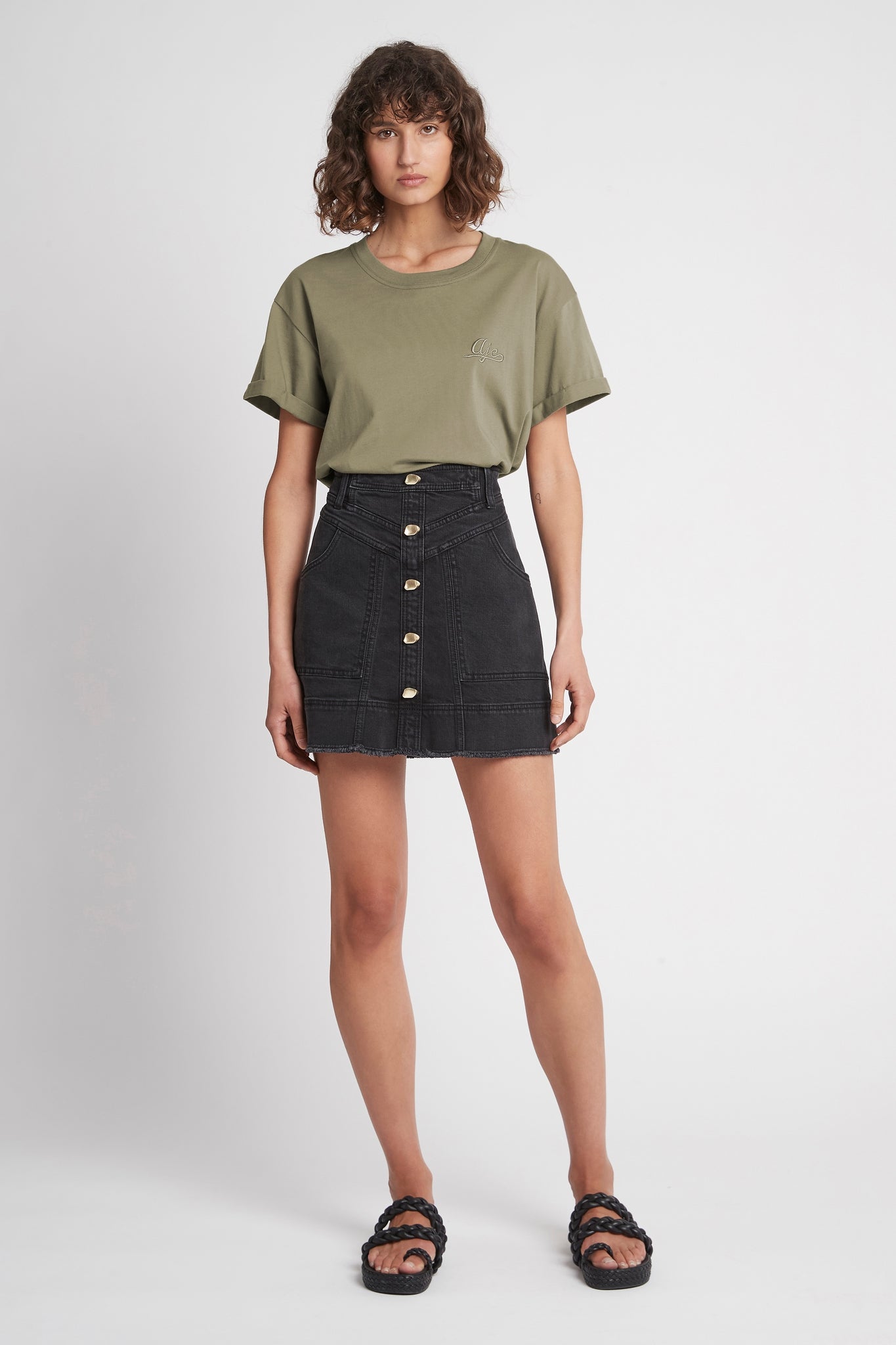 Cole Denim Mini Skirt