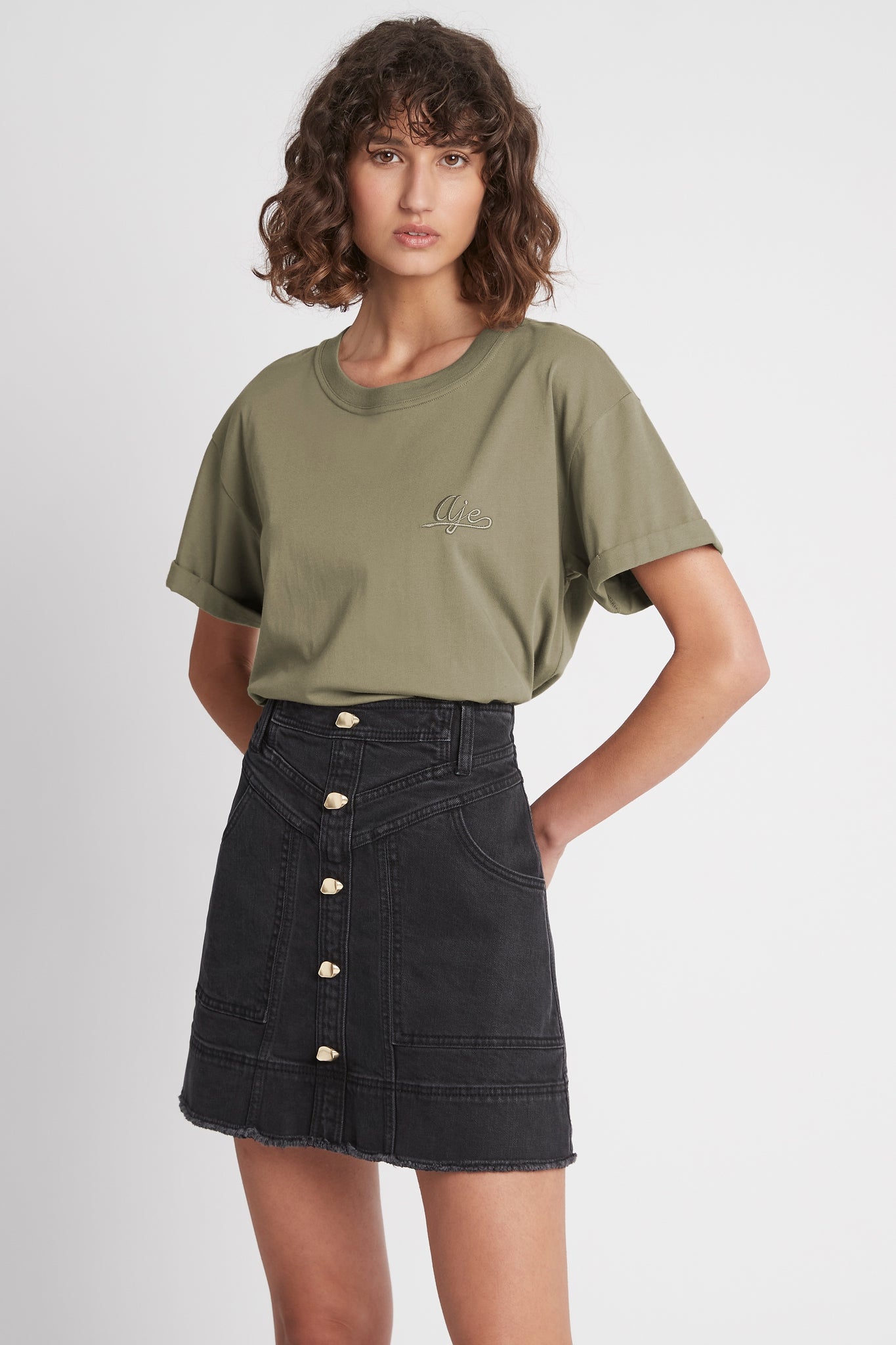 Cole Denim Mini Skirt