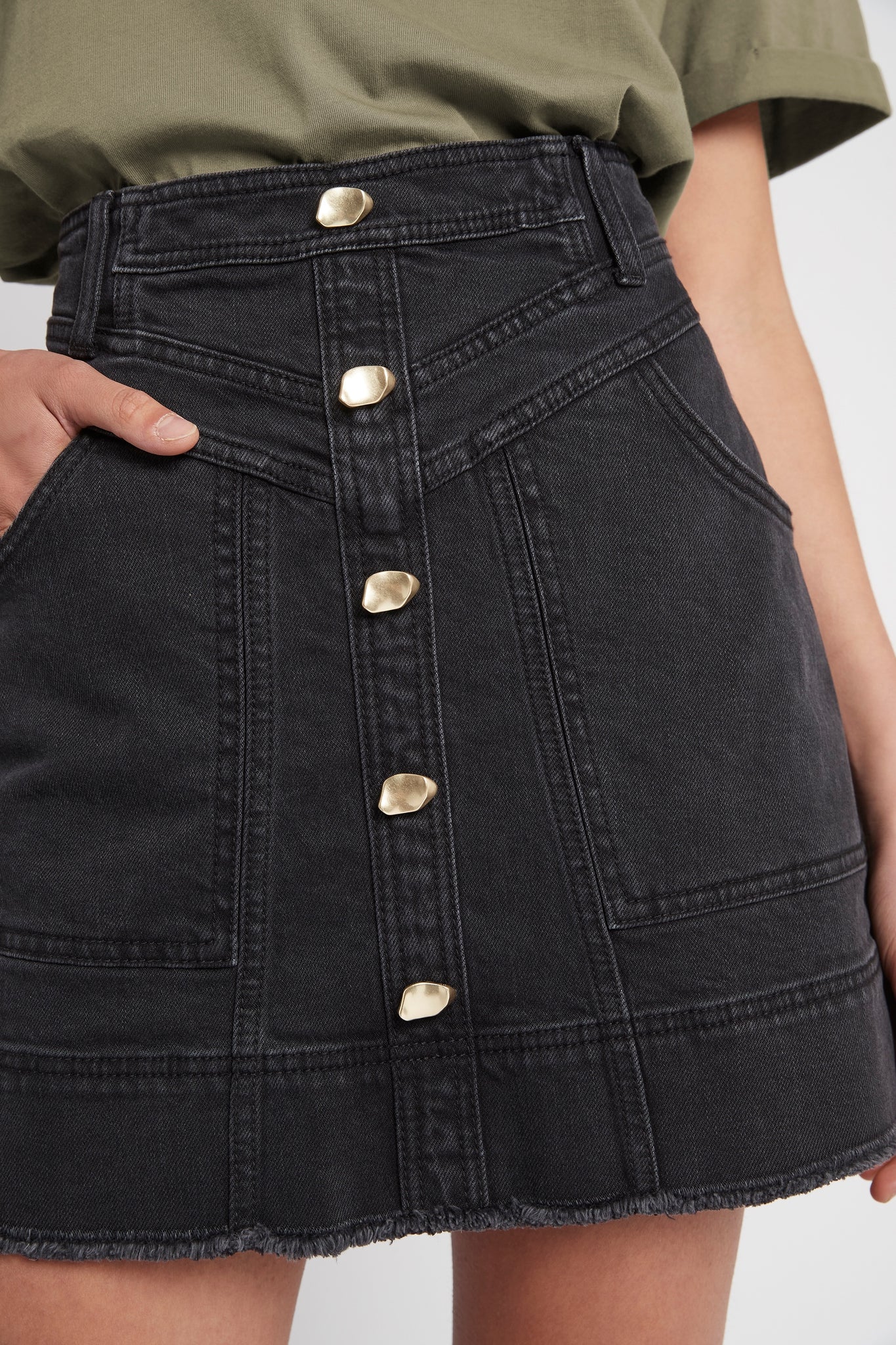 Cole Denim Mini Skirt
