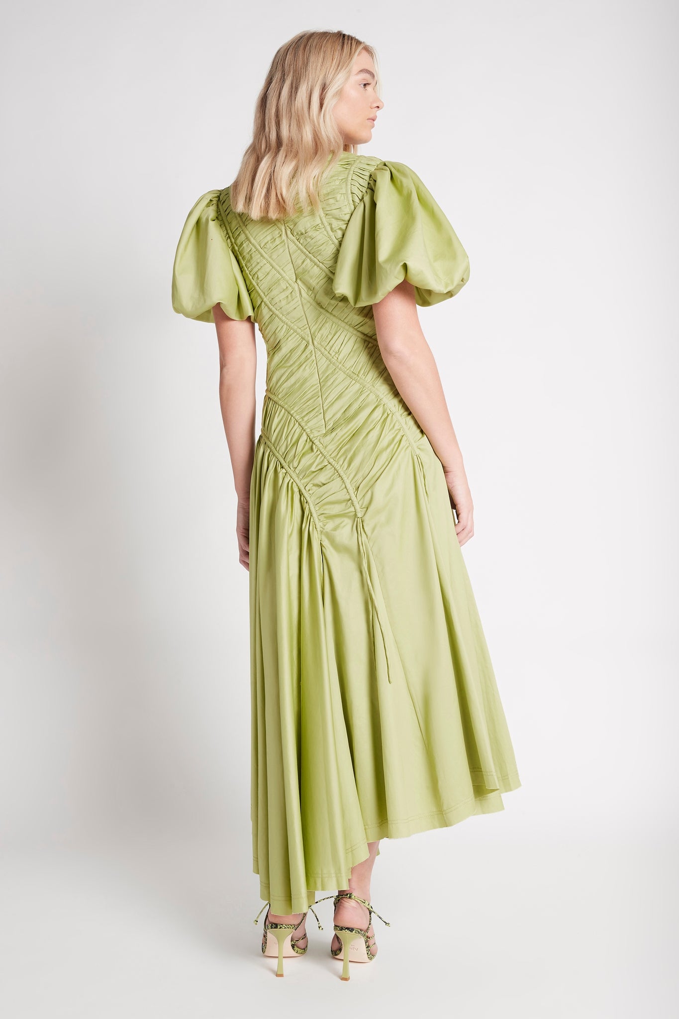 Siren Drawstring Midi Dress