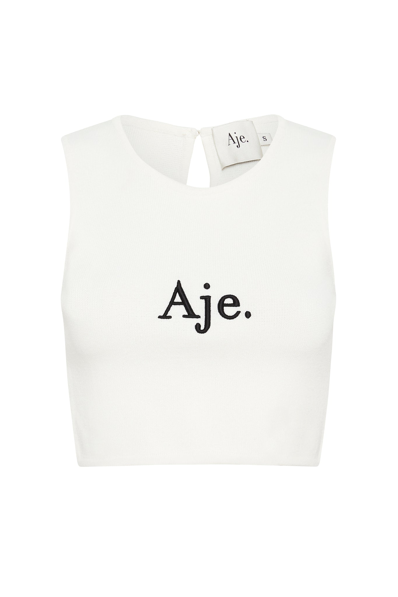 Bardot Knit Logo Cropped Tank