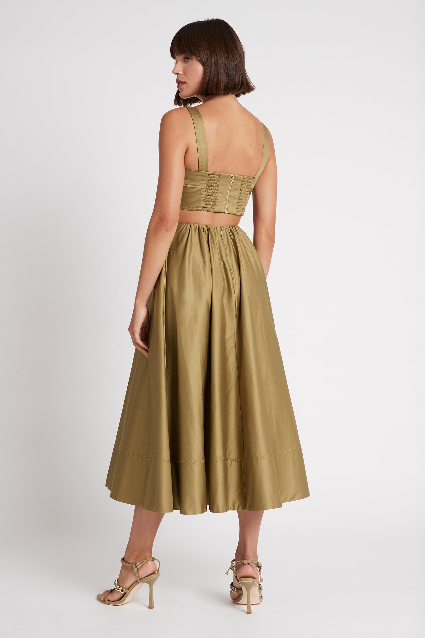 Frequency Cut Out Midi Dress