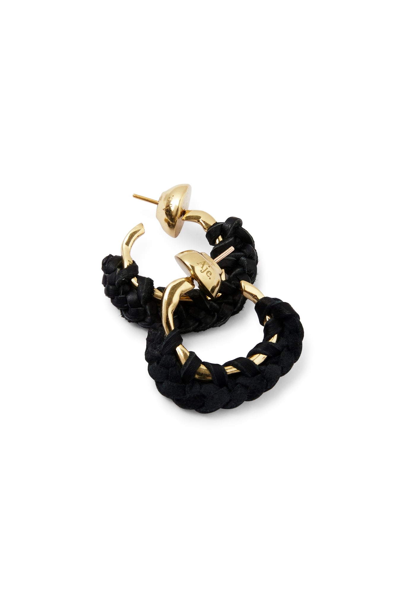 Wanderlust Leather Hoop Earring