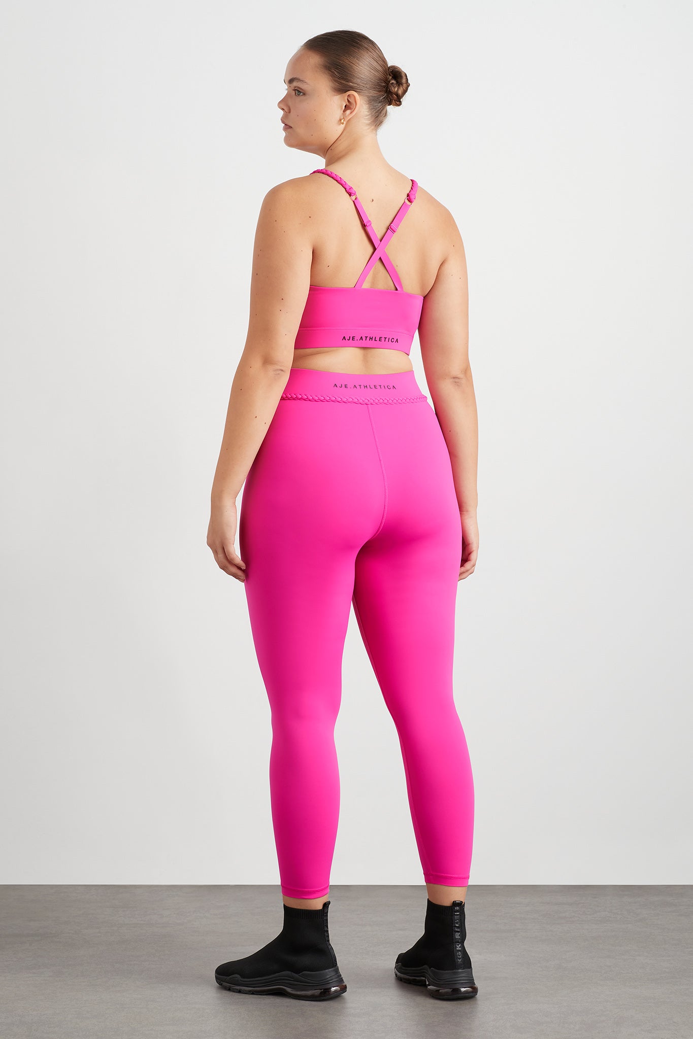 Braided Waist Legging 232 Bright Fuchsia AJE ATHLETICA – Aje AU