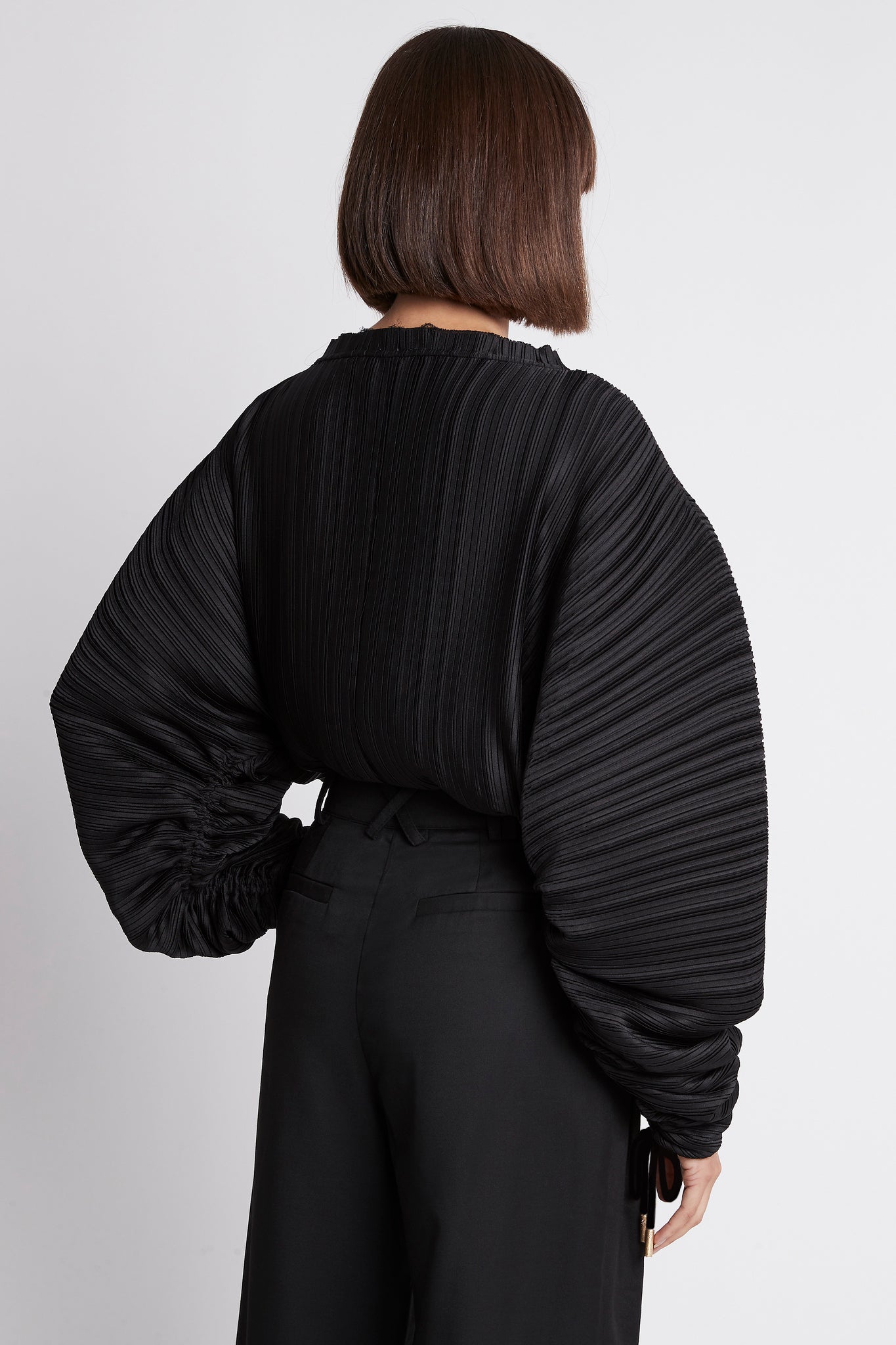 Ripple Pleated Blouse