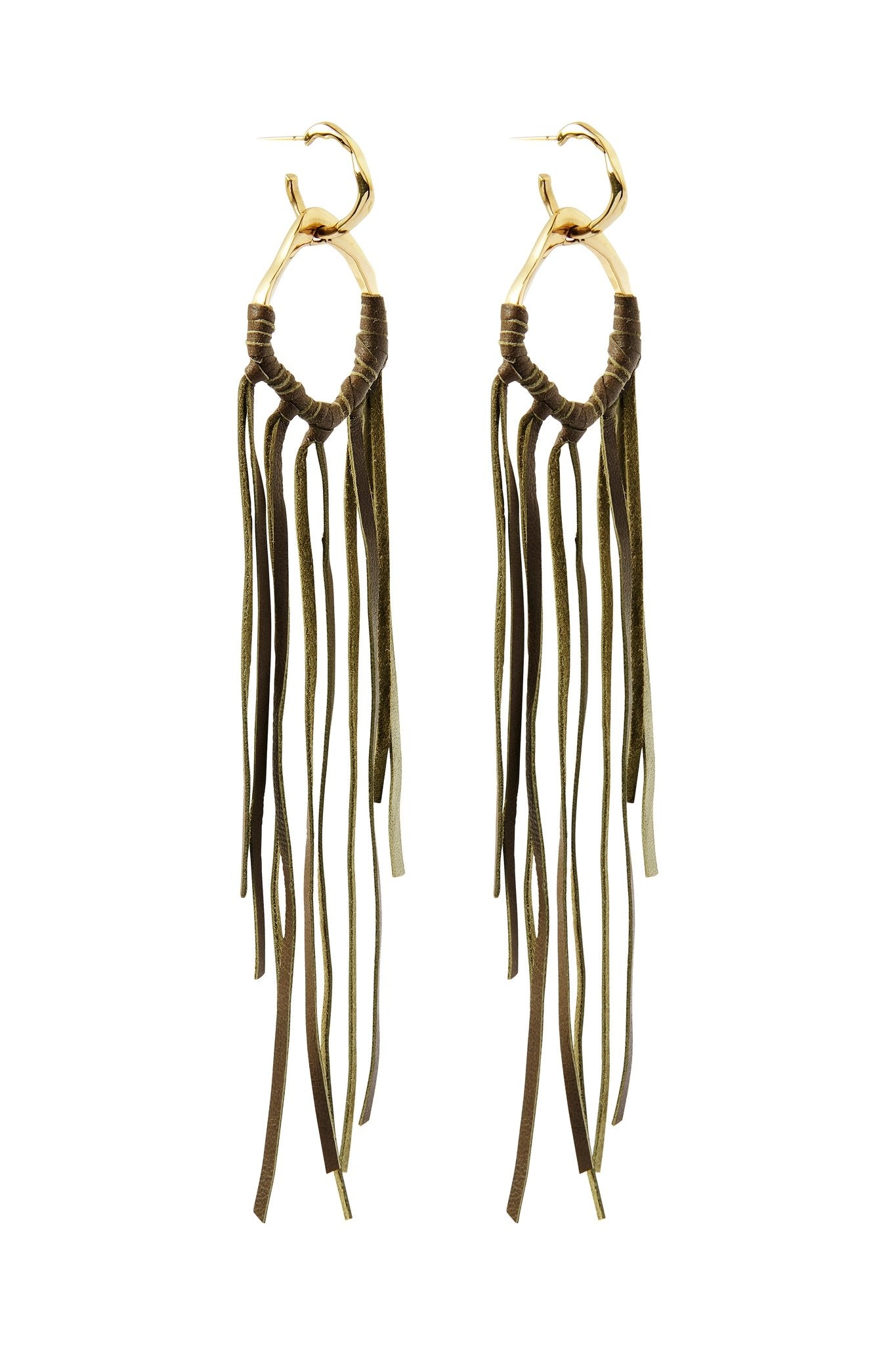 Splice Tassel Hoop Earring