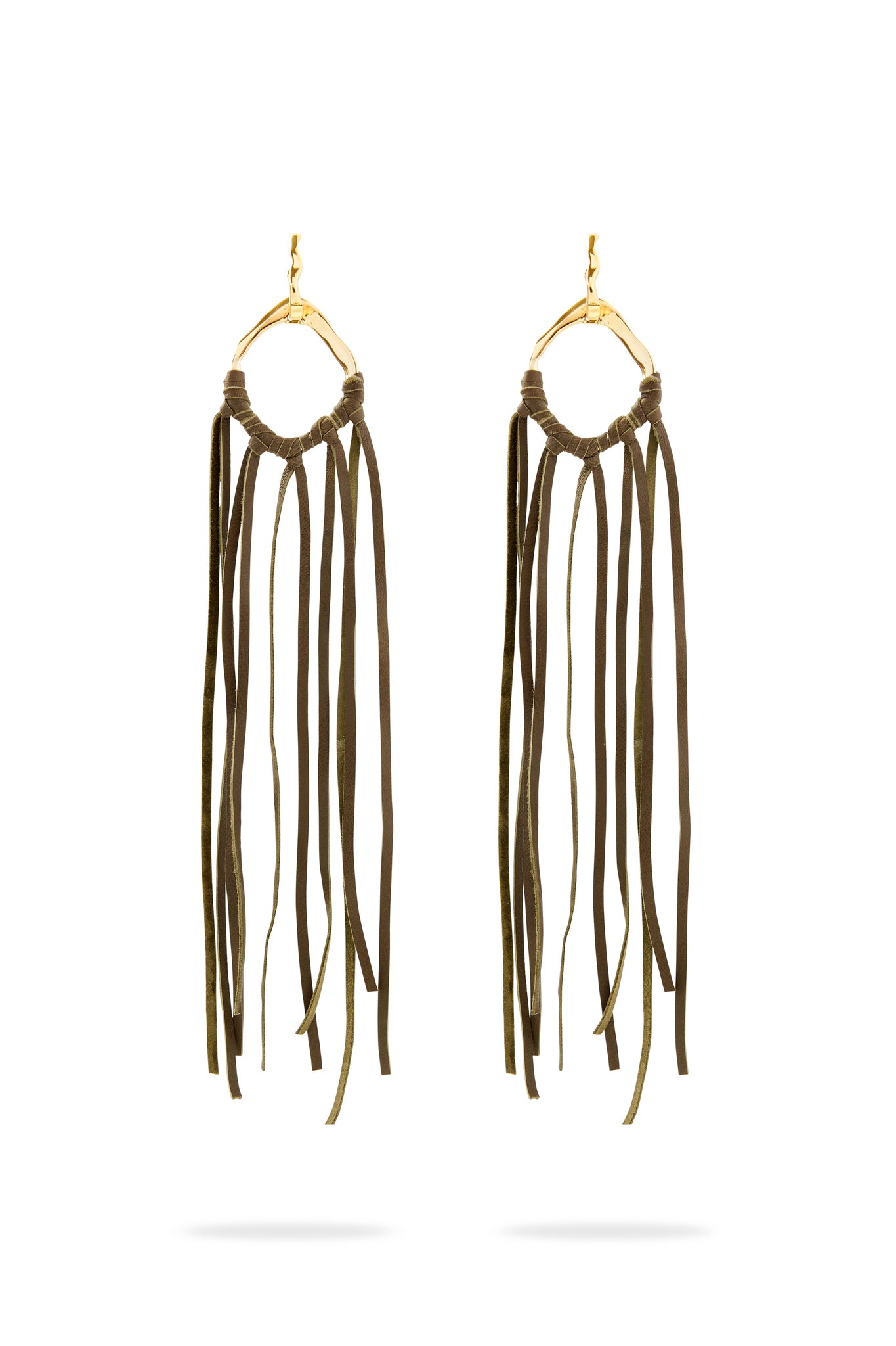Splice Tassel Hoop Earring