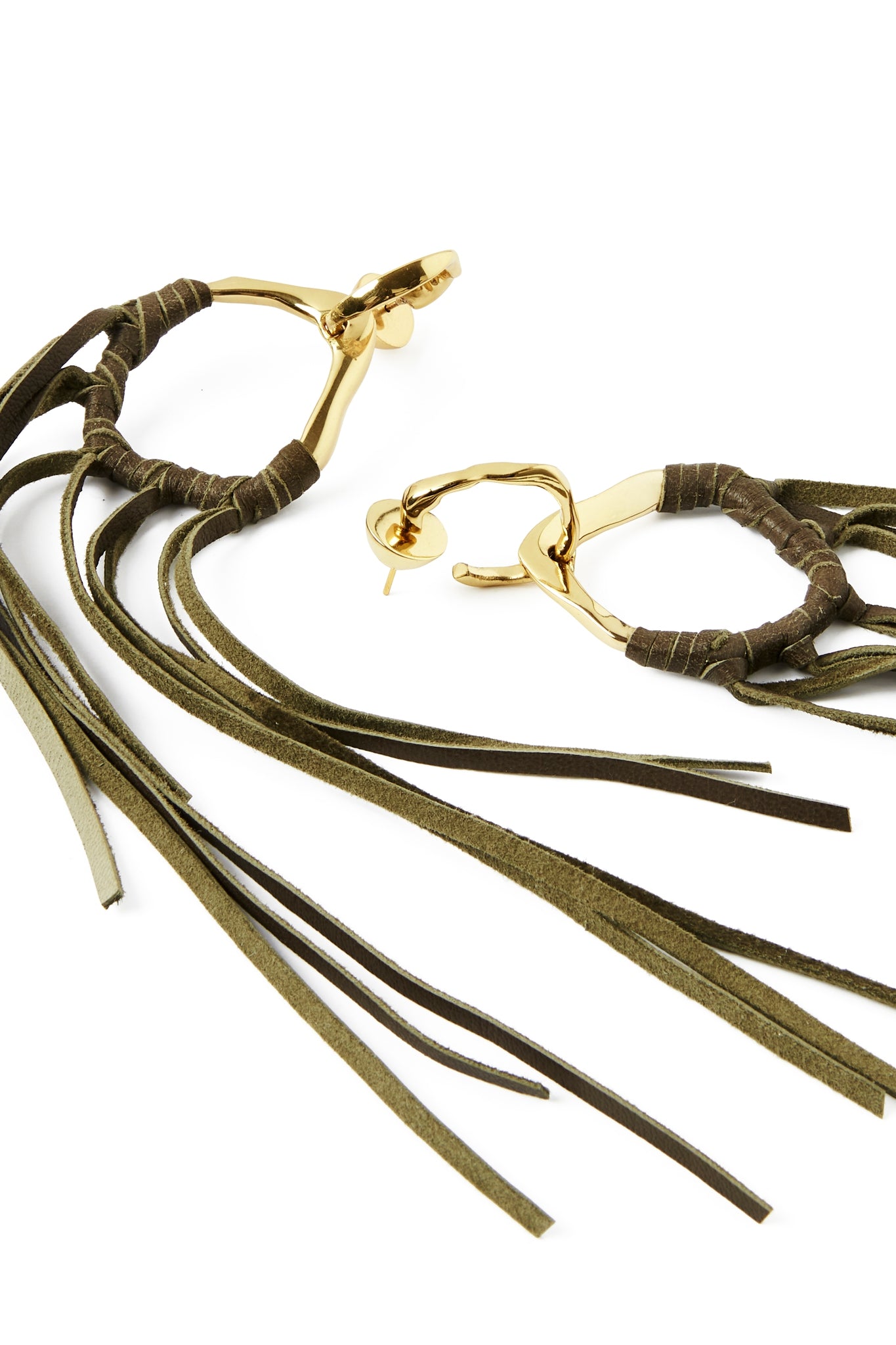 Splice Tassel Hoop Earring