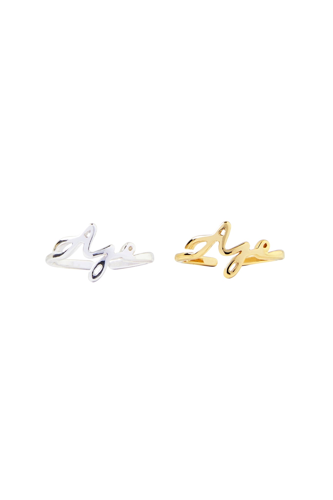 Aje Ribbon Duo Rings