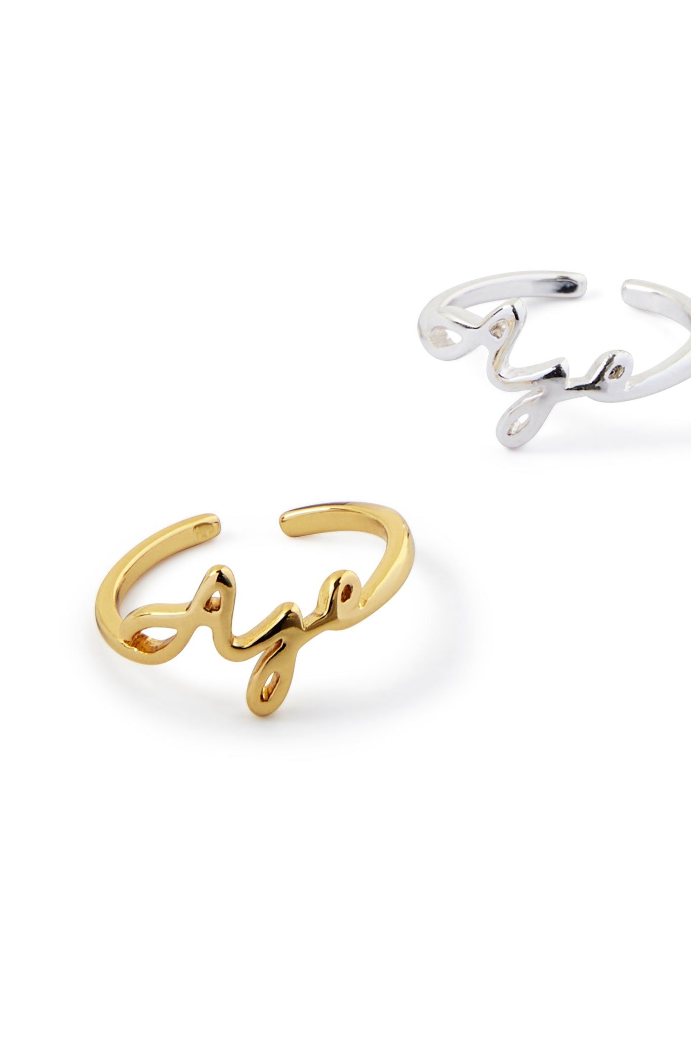Aje Ribbon Duo Rings