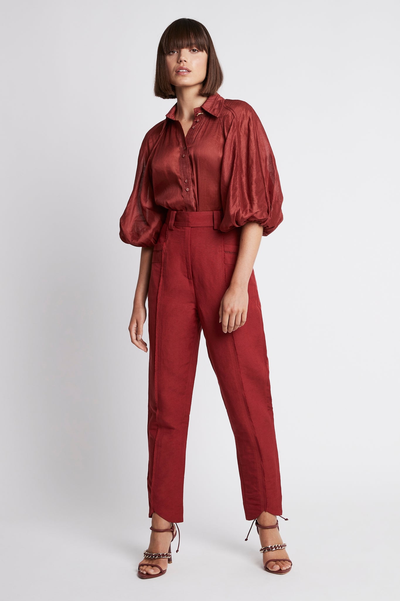 Palms Puff Sleeve Shirt