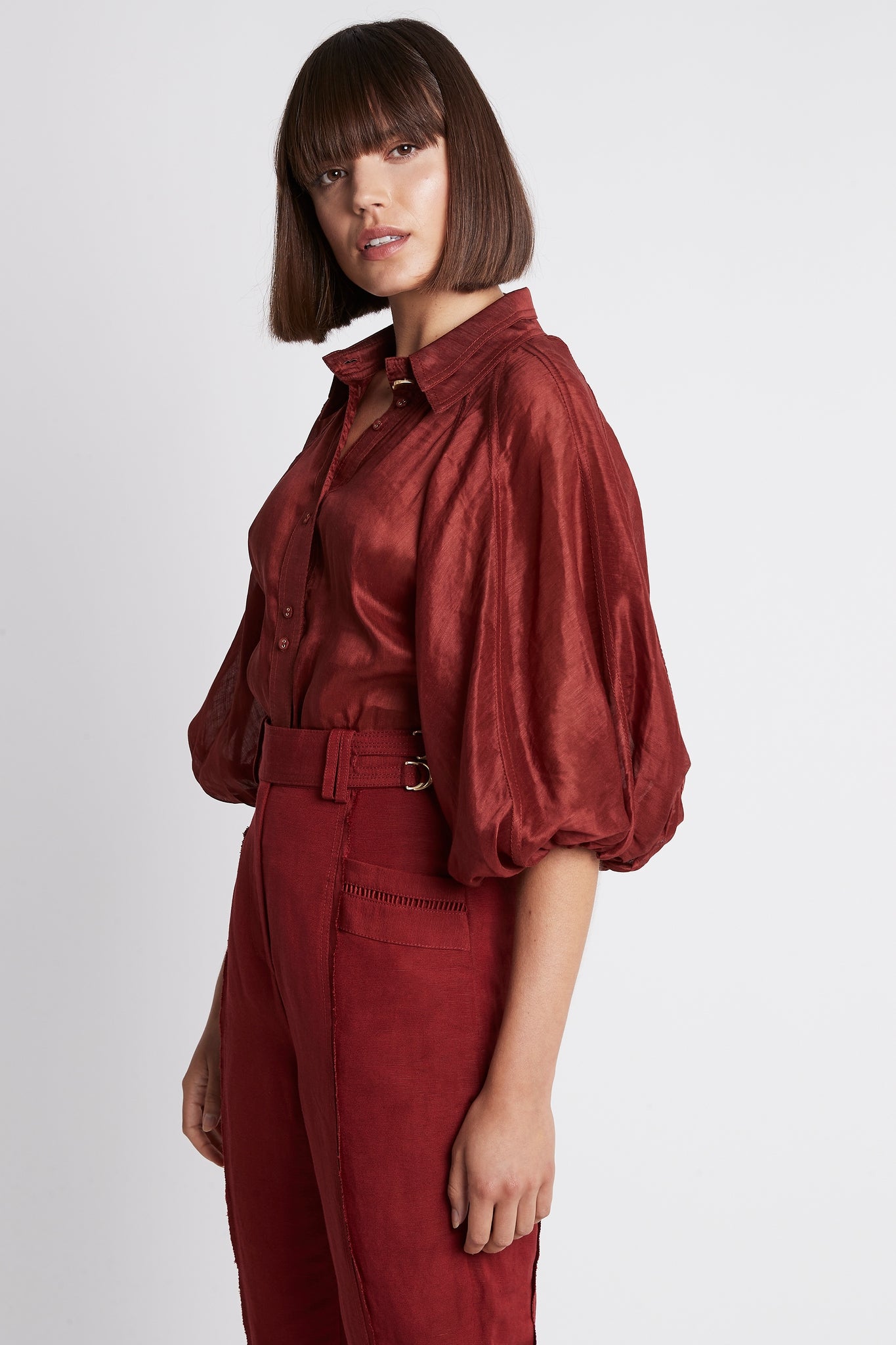 Palms Puff Sleeve Shirt