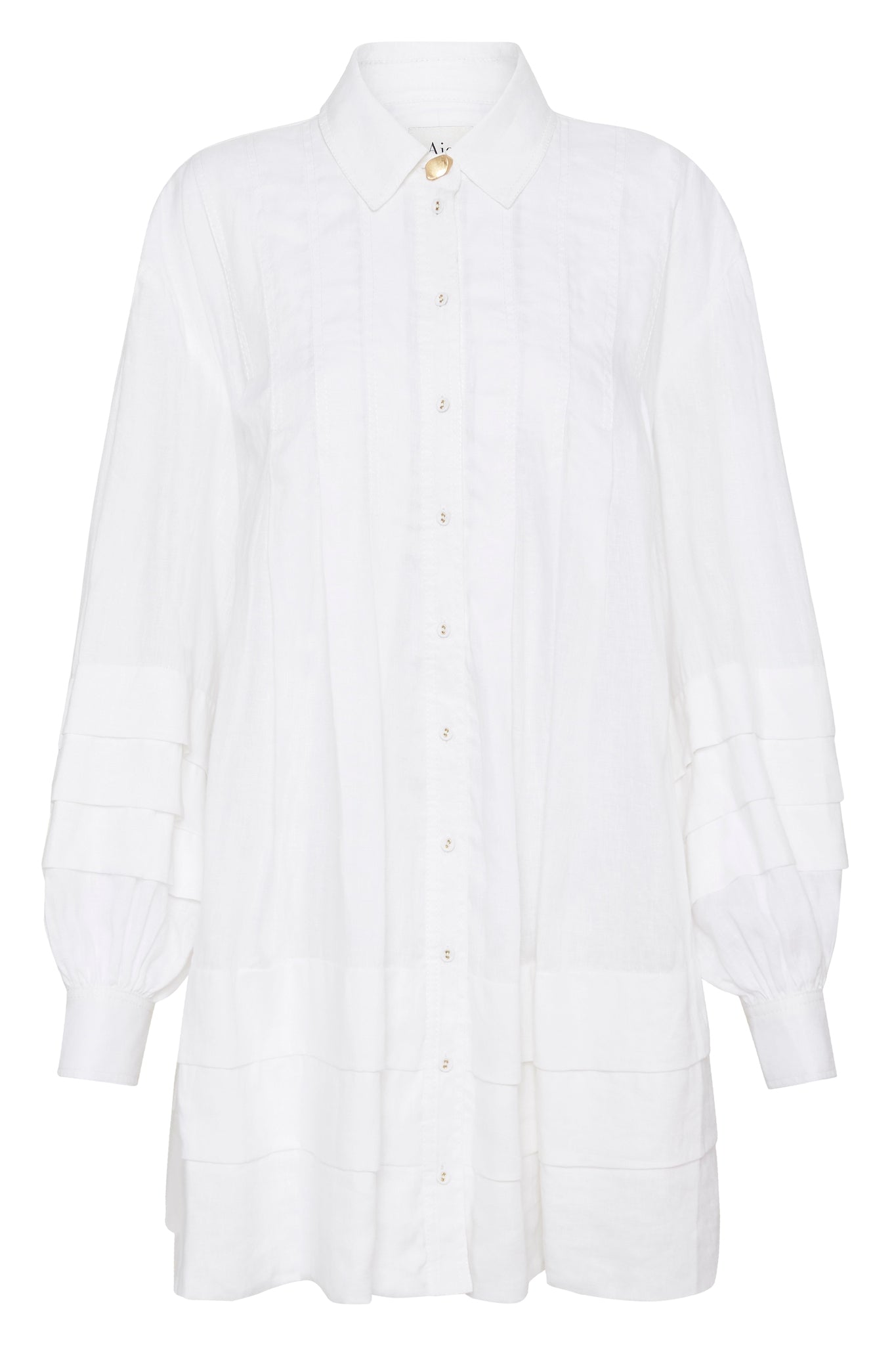 Recurrence Belted Smock Dress