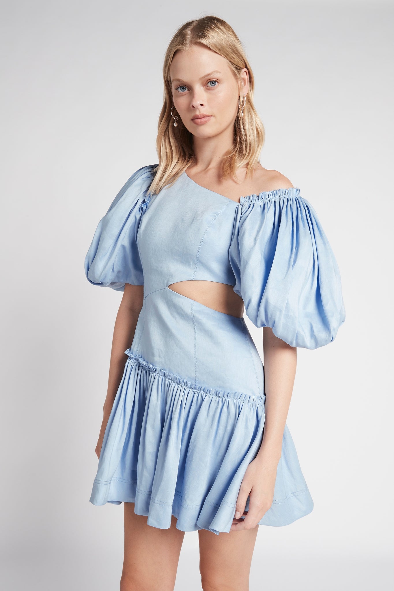 Chateau Mini Dress | Sky Blue
