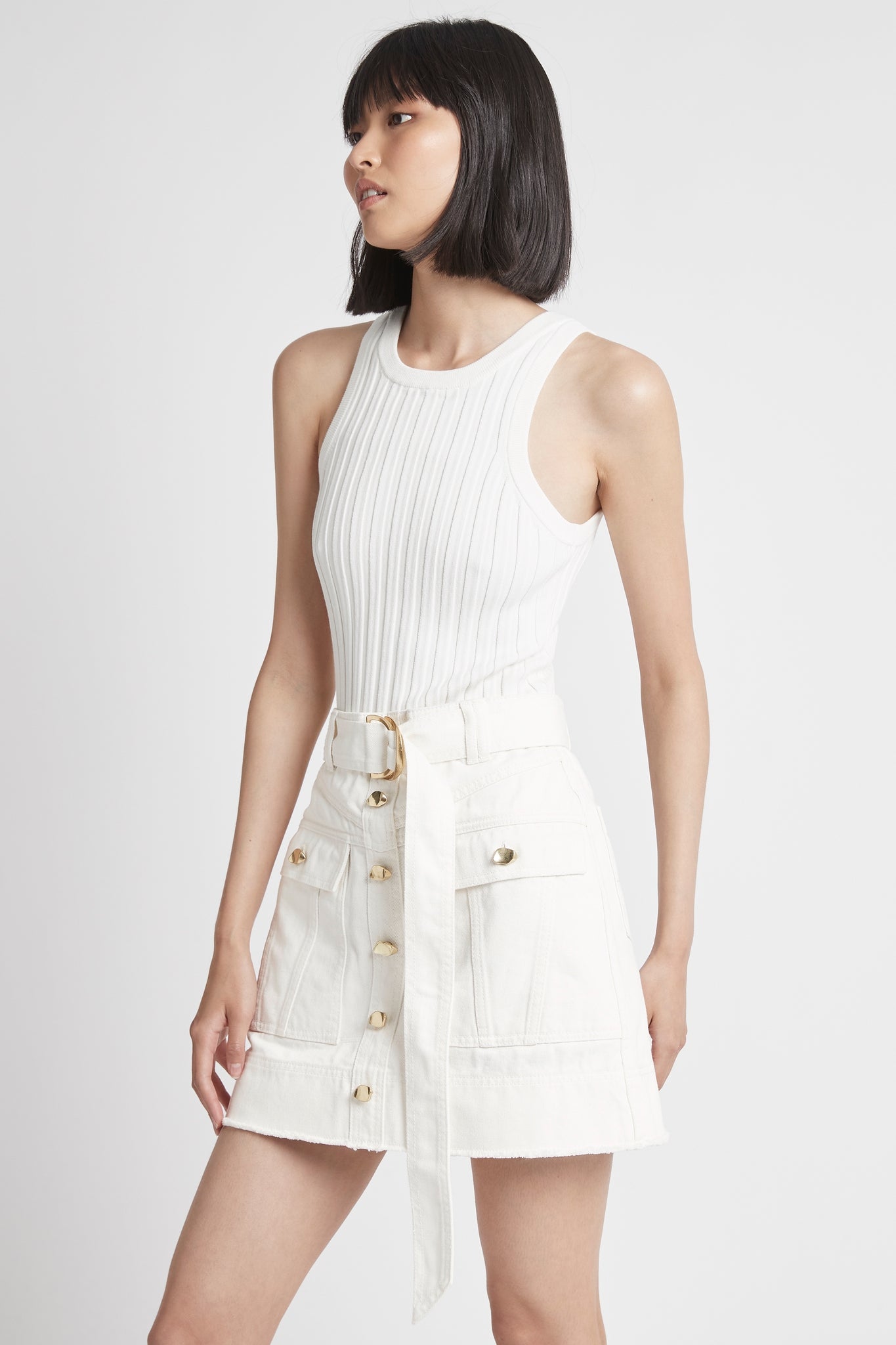 Syros Denim Pocket Skirt