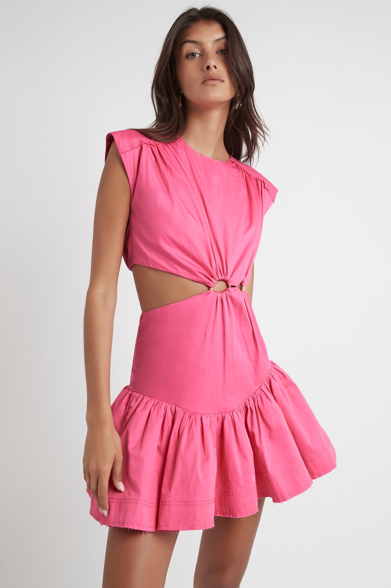 Solstice Cut Out Ring Mini Dress