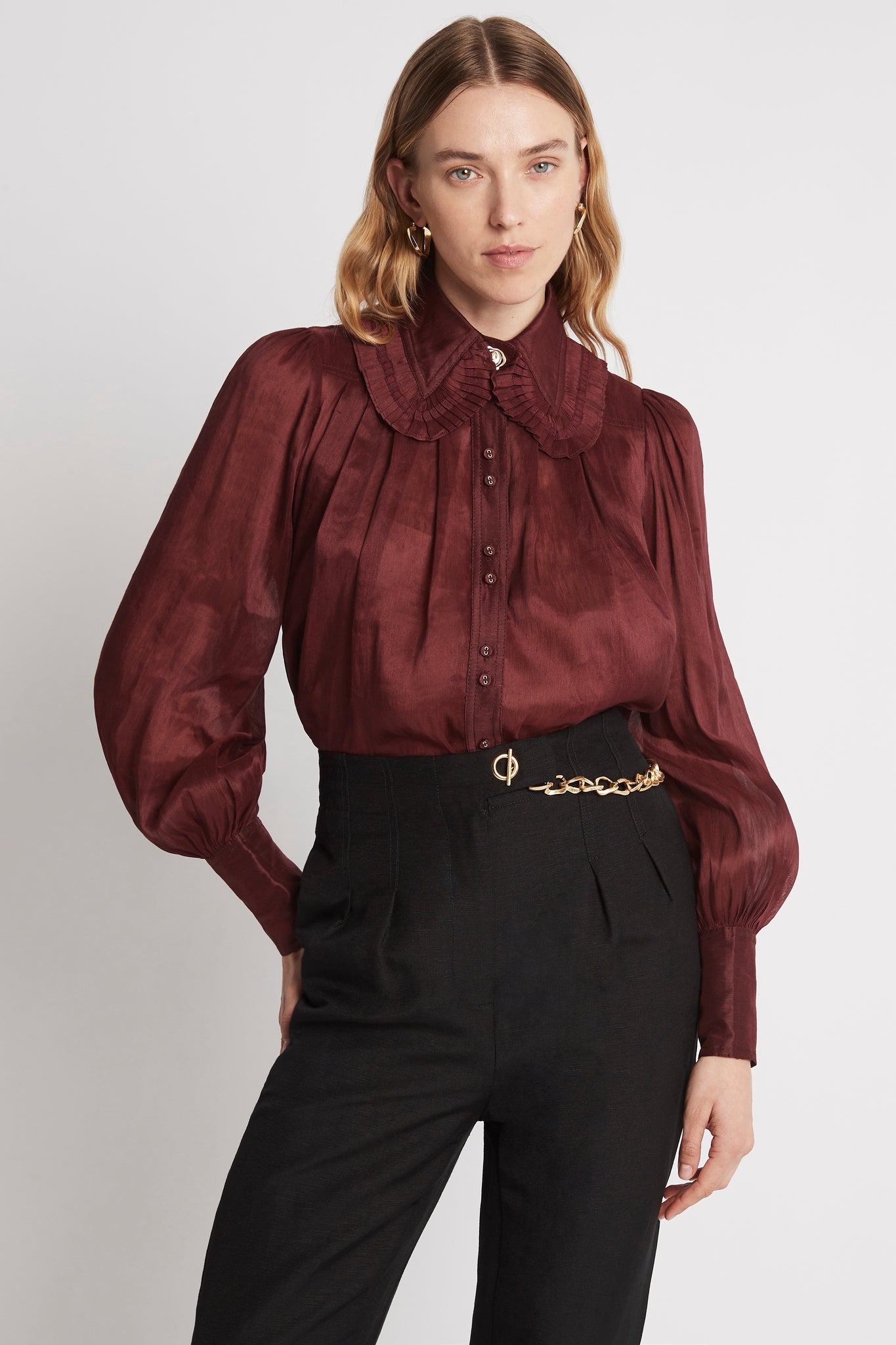 Idealist Pleated Collar Shirt