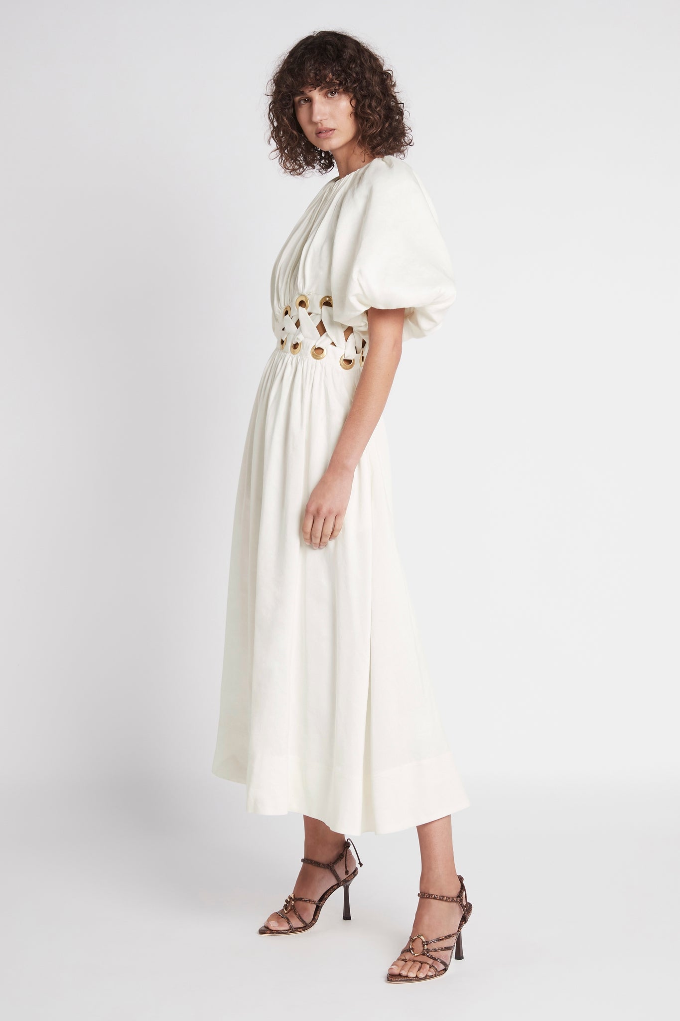 Virtuous Asymmetric Midi Dress