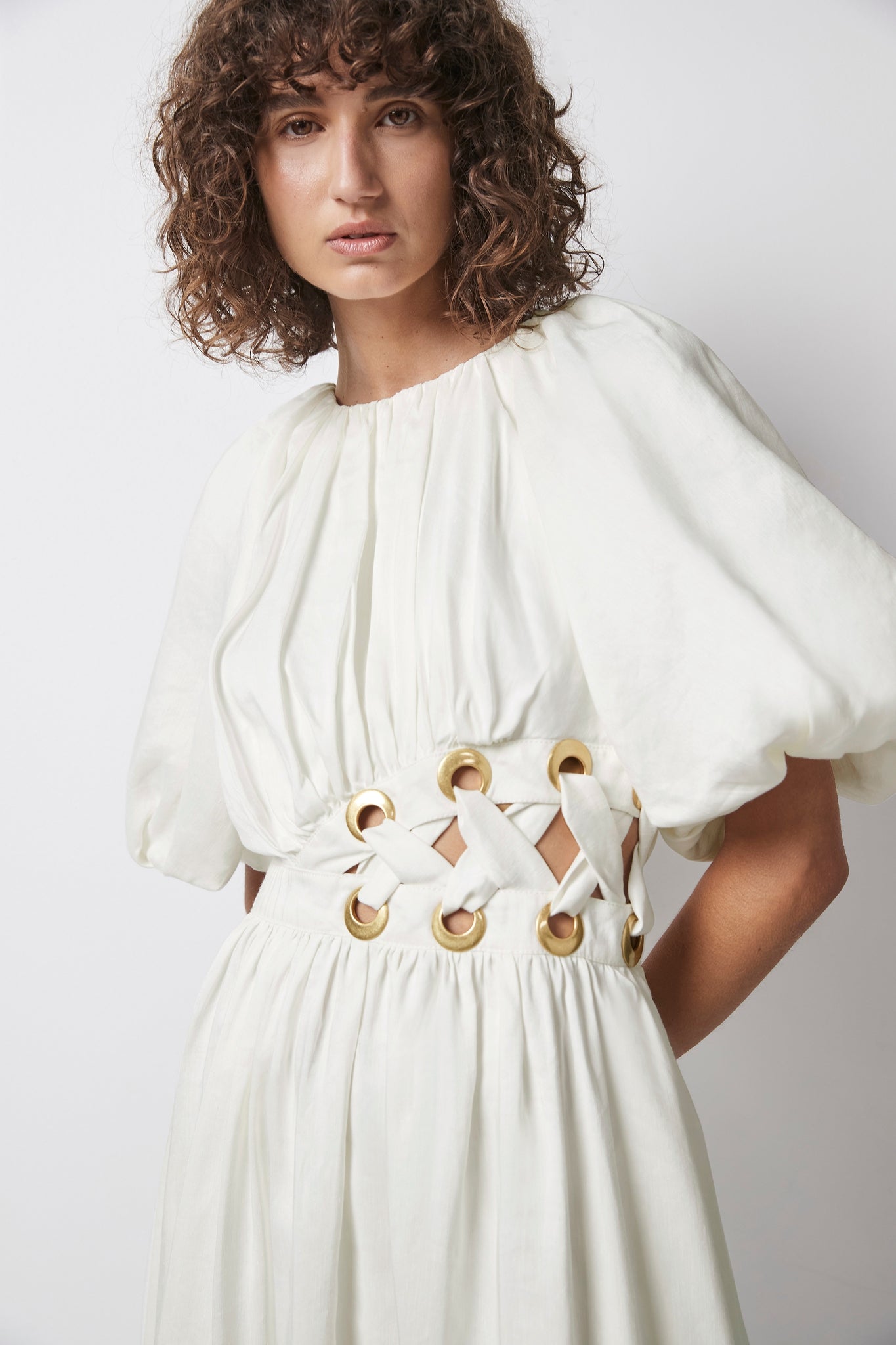 Virtuous Asymmetric Midi Dress
