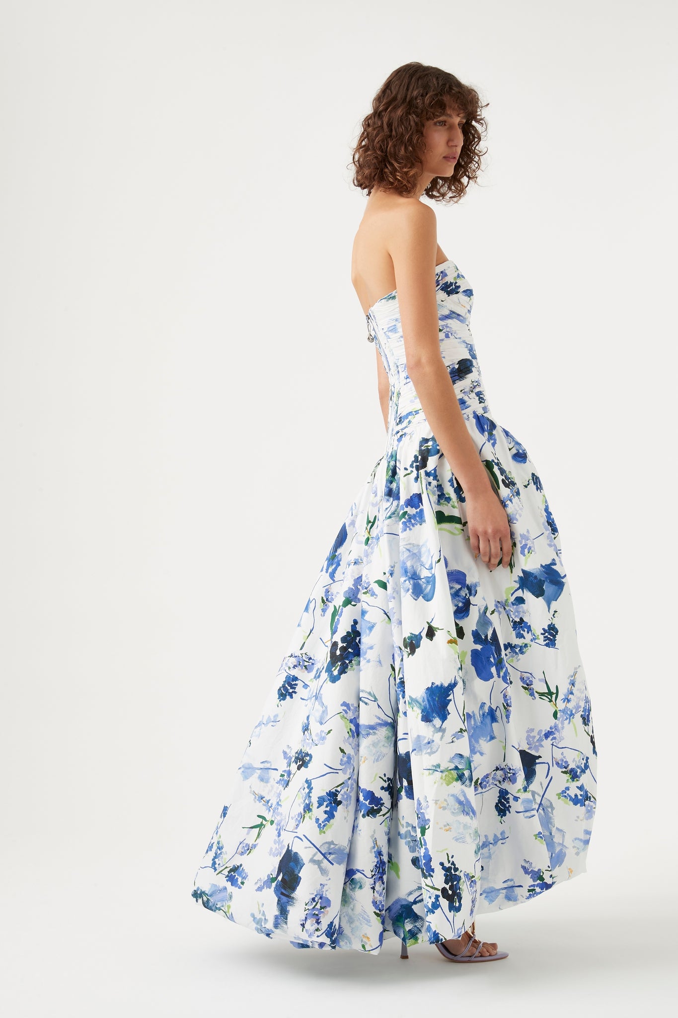 Violette Bubble Hem Maxi Dress