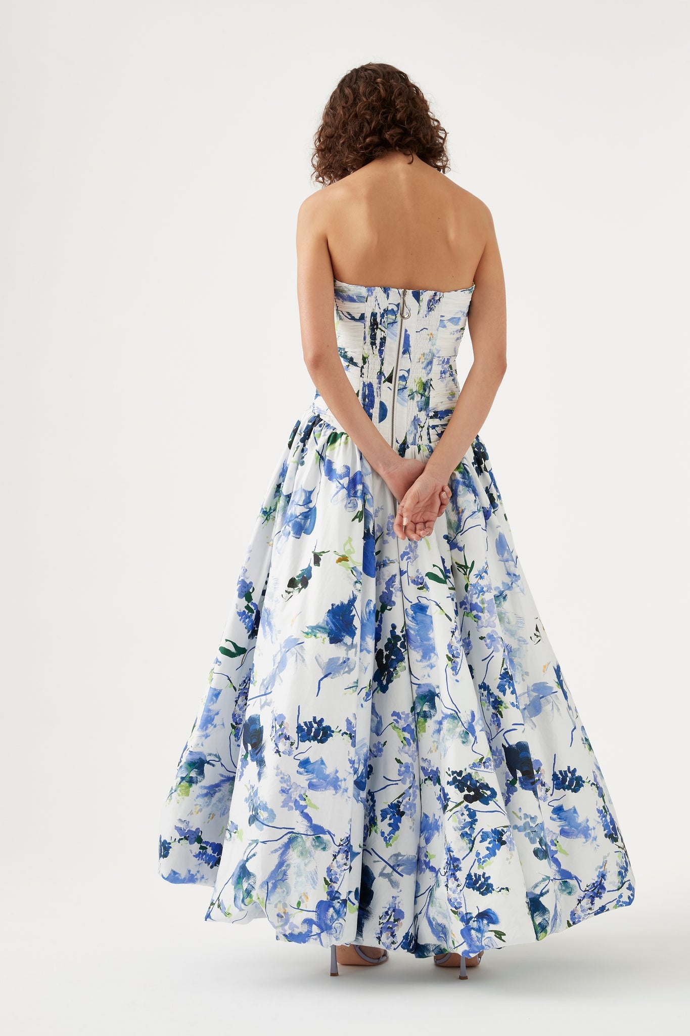 Violette Bubble Hem Maxi Dress